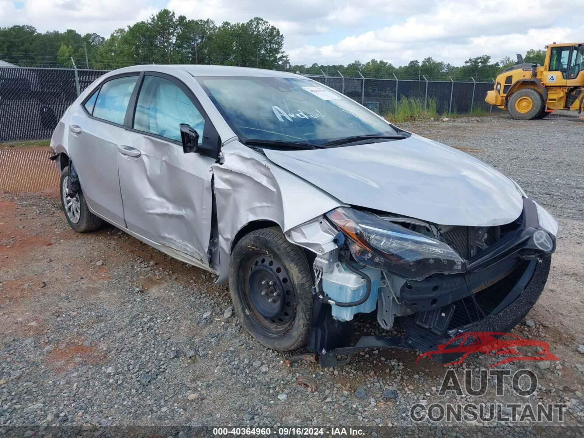 TOYOTA COROLLA 2019 - 2T1BURHE4KC229355