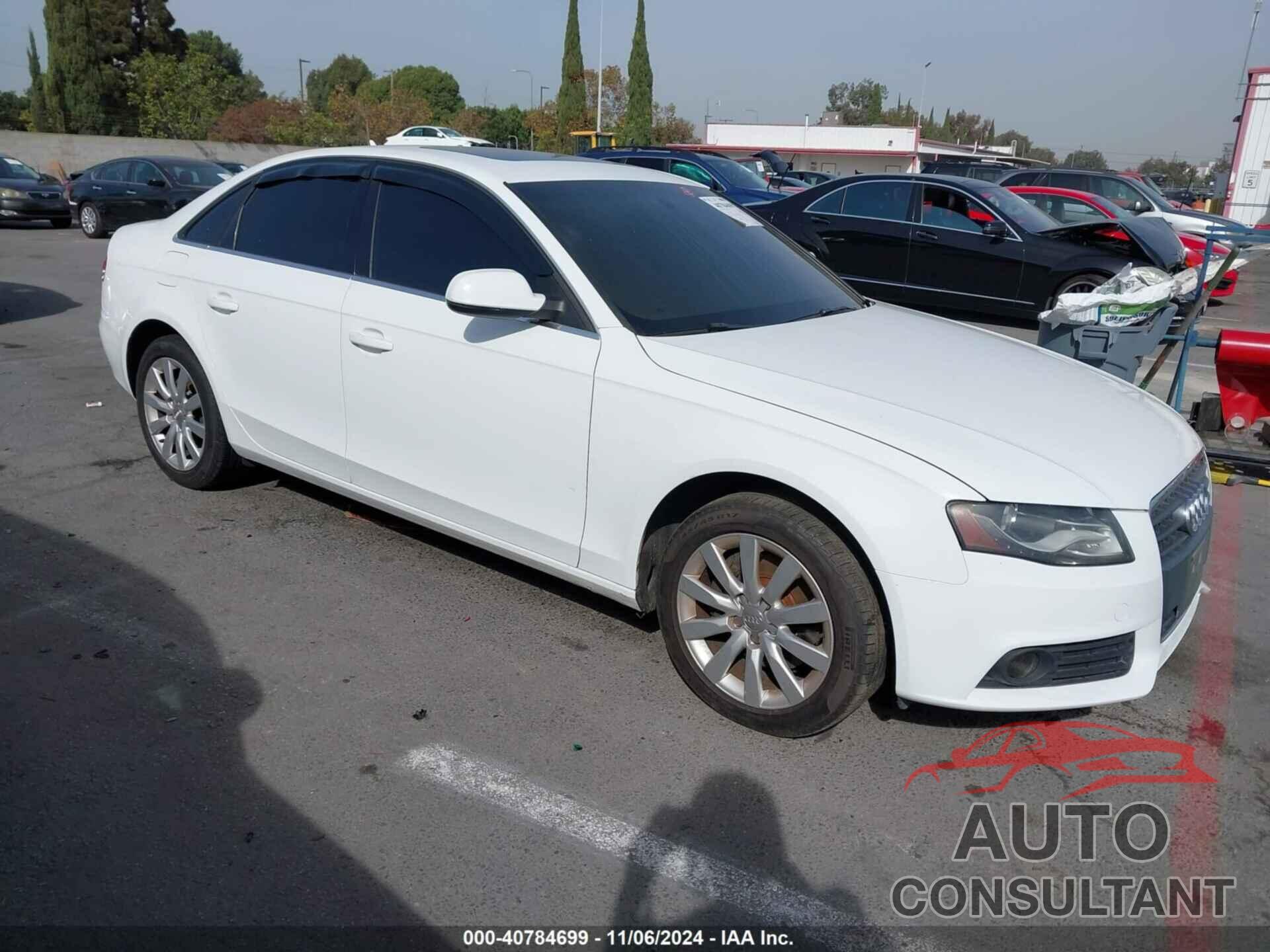 AUDI A4 2010 - WAUEFAFL0AN018575
