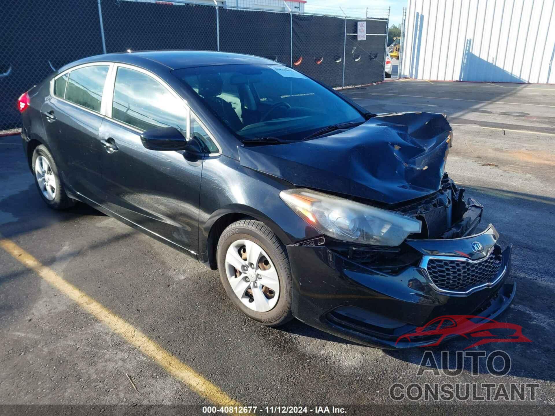 KIA FORTE 2016 - KNAFK4A65G5496597