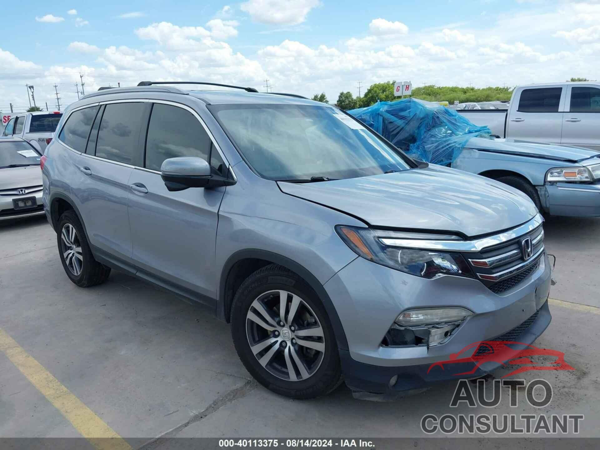 HONDA PILOT 2016 - 5FNYF5H52GB040039