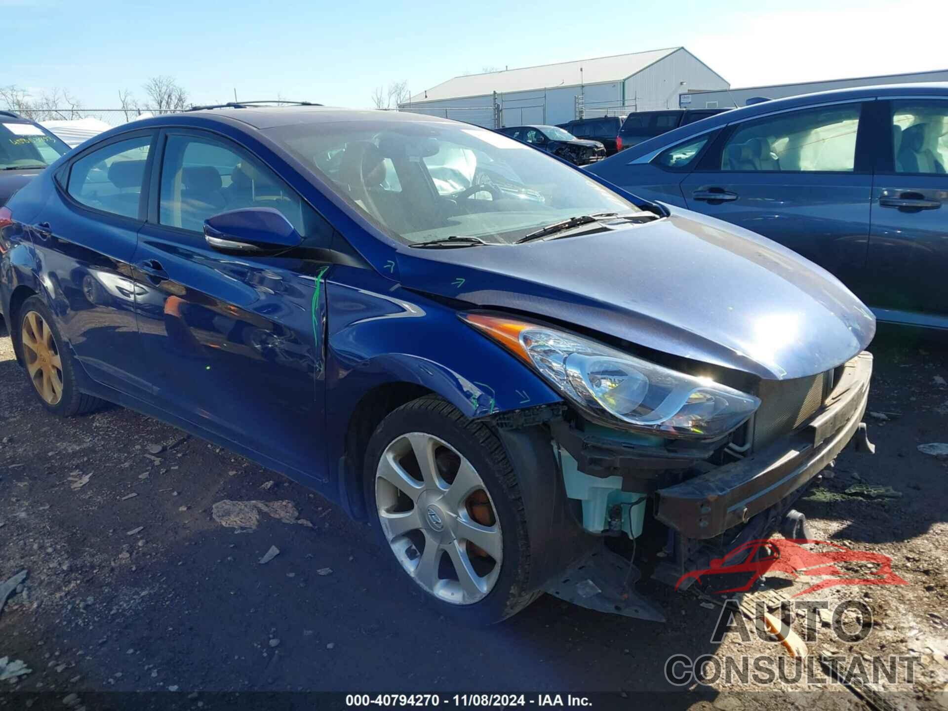 HYUNDAI ELANTRA 2013 - KMHDH4AE8DU785308