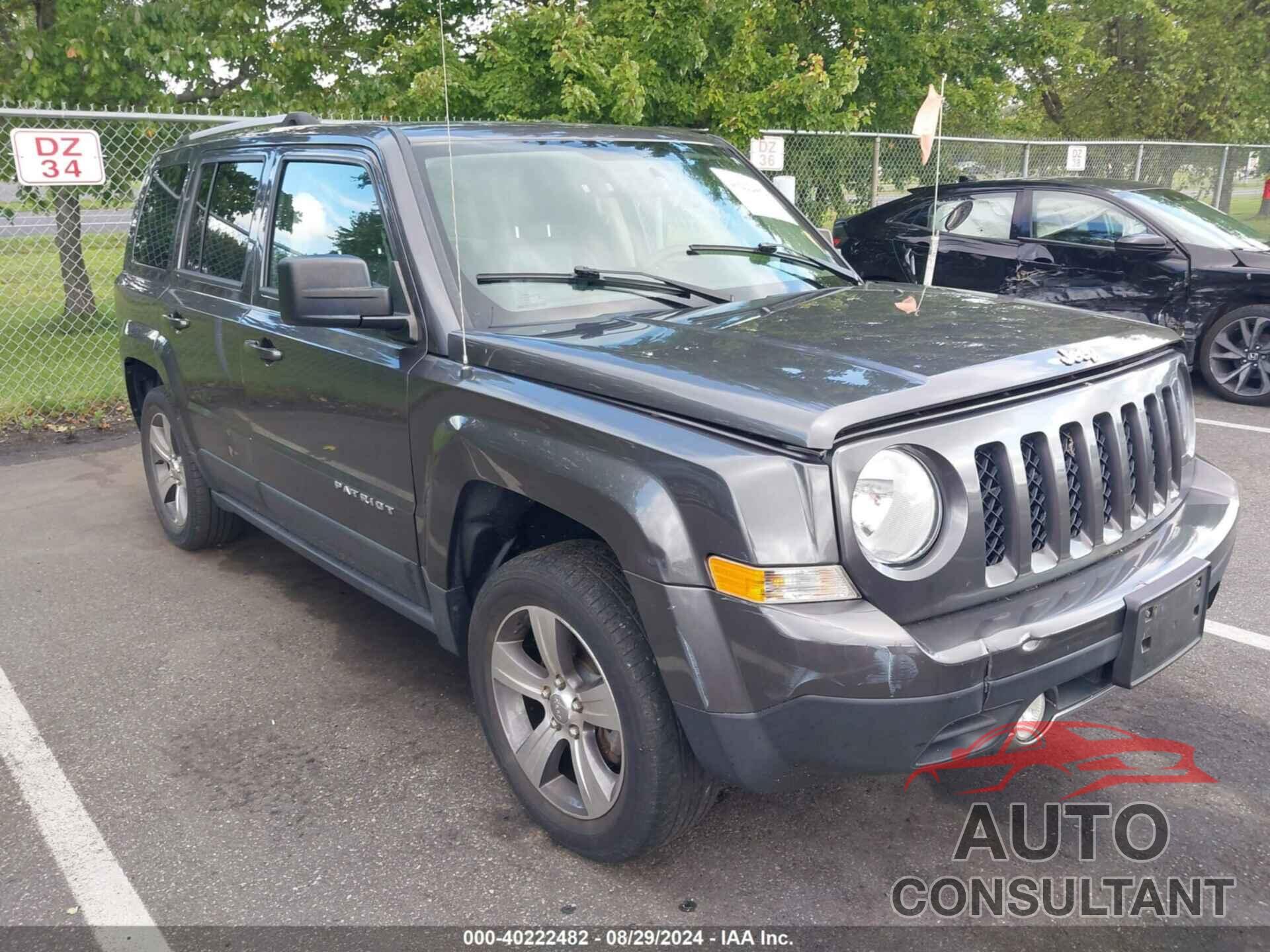 JEEP PATRIOT 2017 - 1C4NJRFB7HD155083