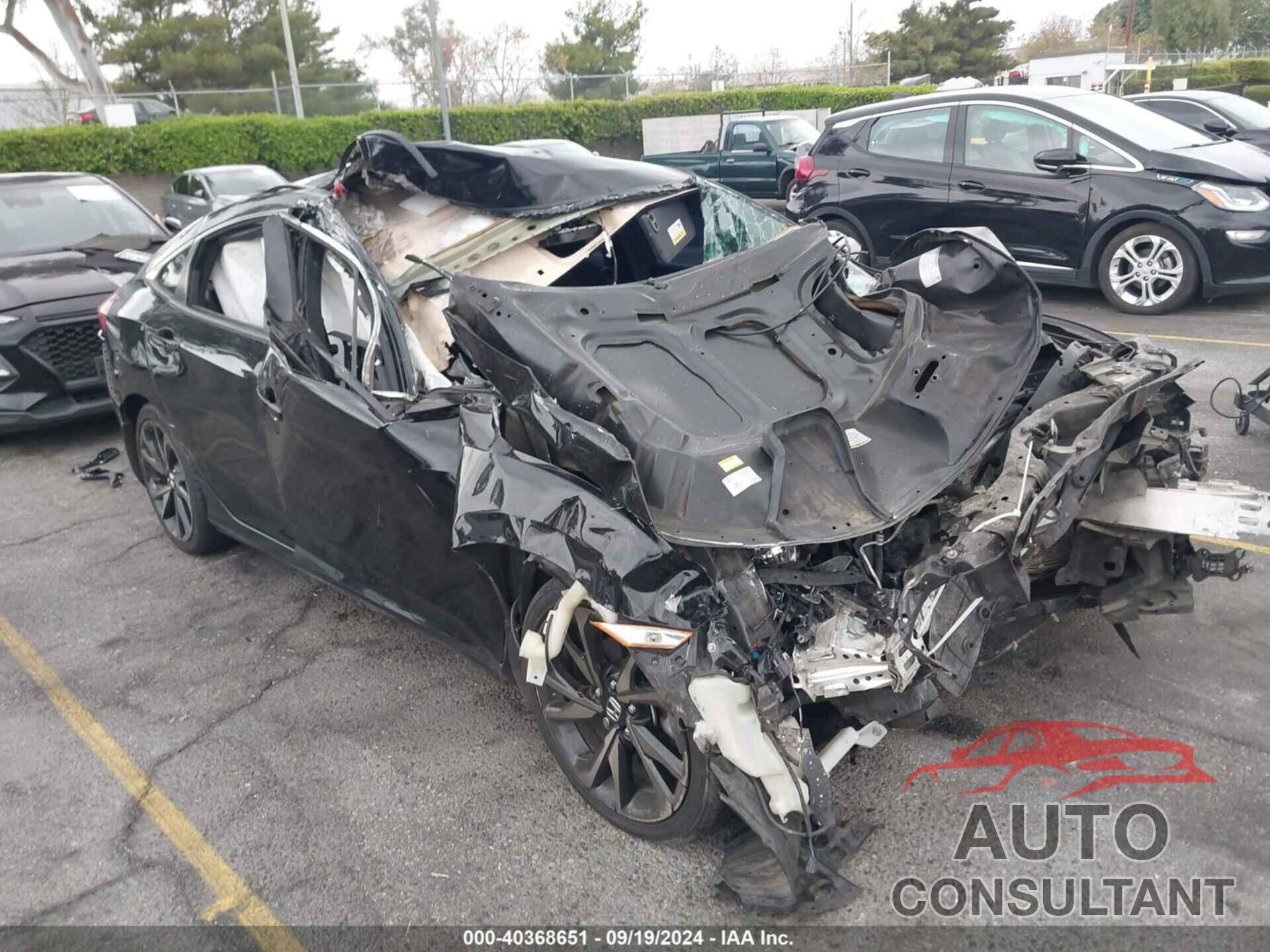 HONDA CIVIC 2019 - 2HGFC2F86KH547557