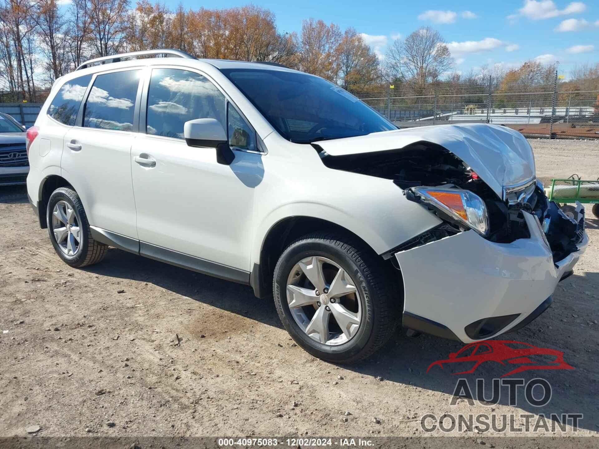 SUBARU FORESTER 2016 - JF2SJAHC5GH514269