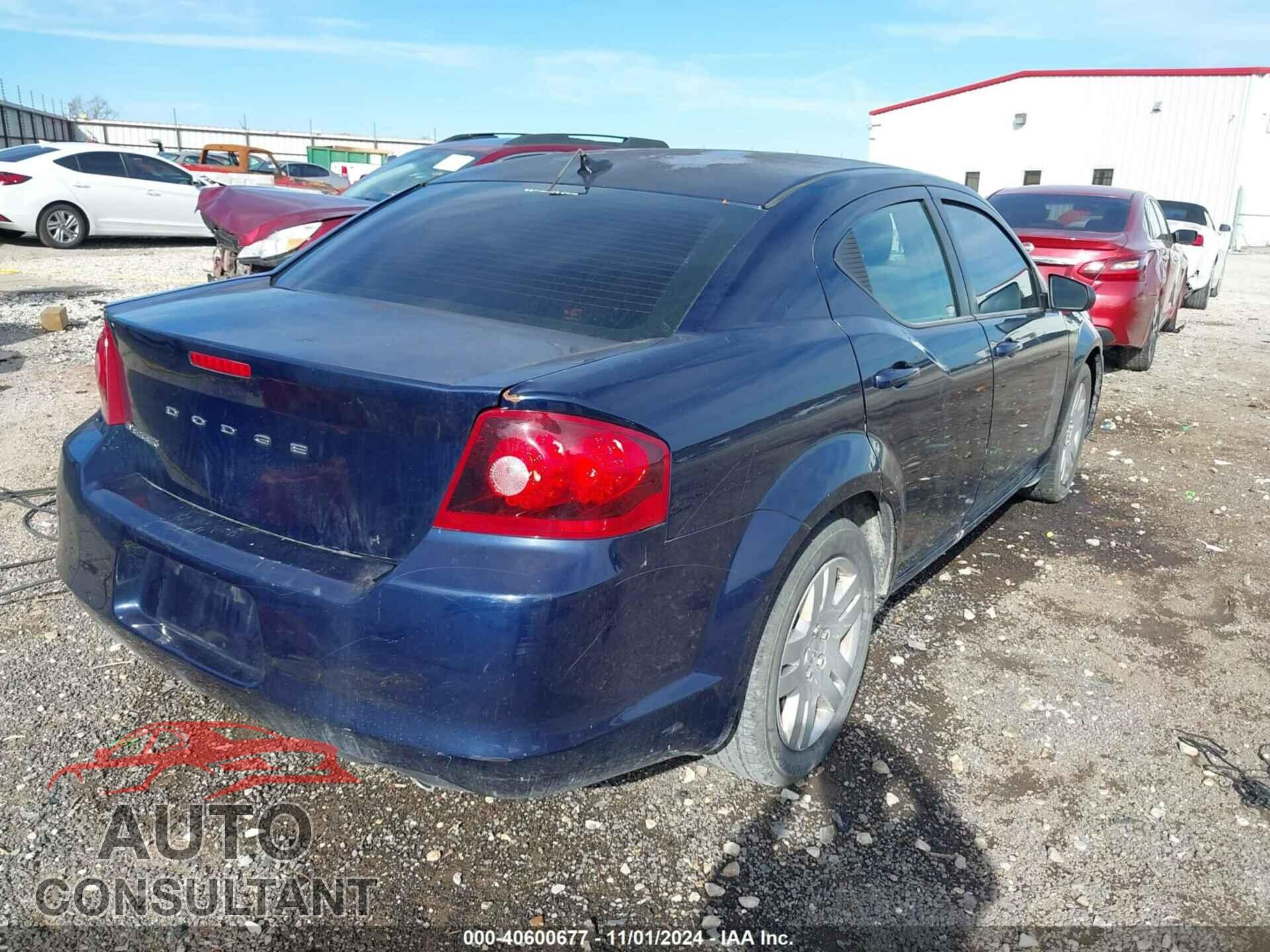 DODGE AVENGER 2013 - 1C3CDZAG4DN756798