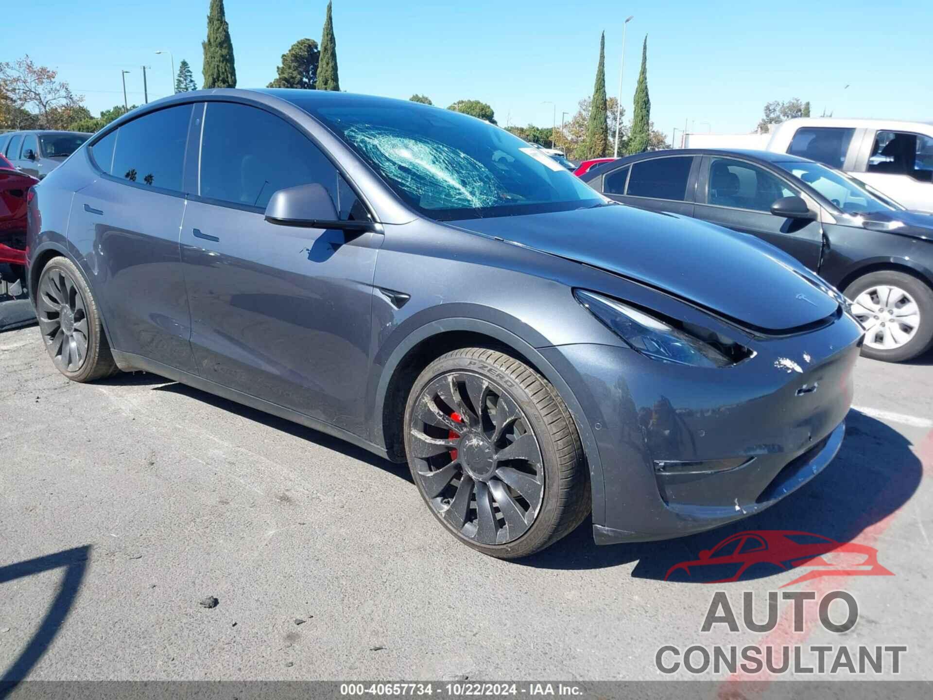 TESLA MODEL Y 2022 - 7SAYGDEF8NF398556