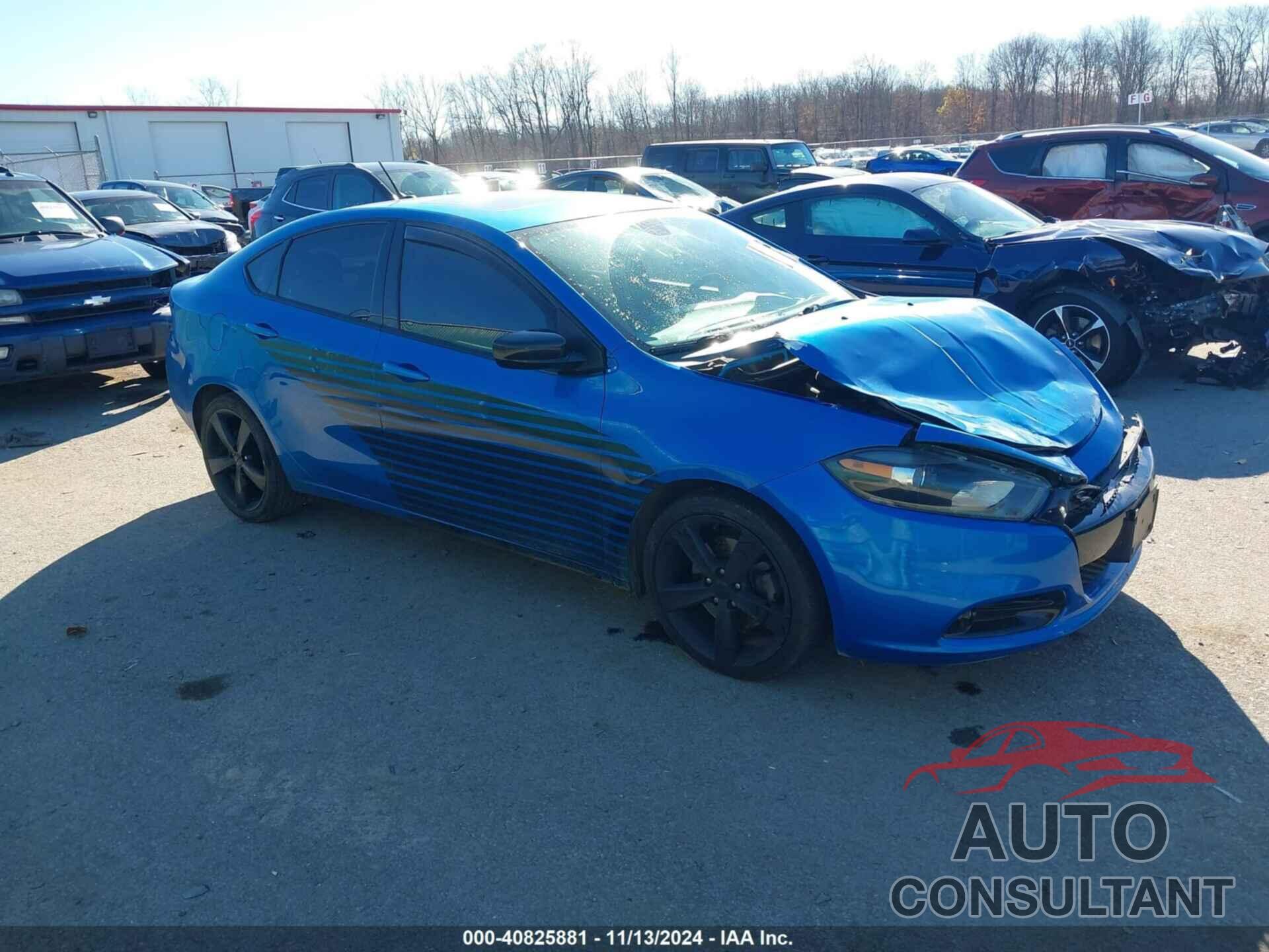 DODGE DART 2015 - 1C3CDFBB4FD344763