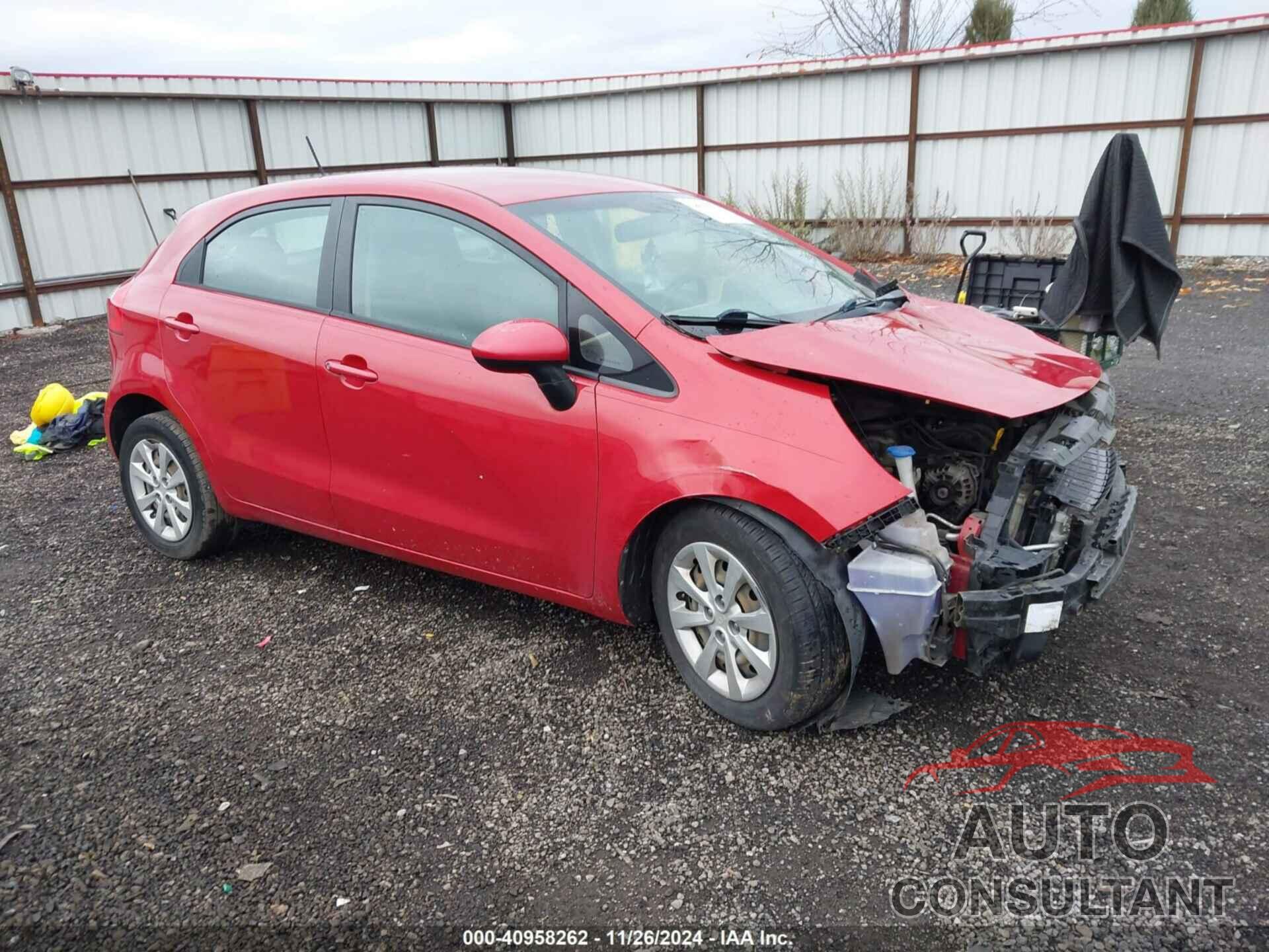 KIA RIO 2015 - KNADM5A3XF6427734