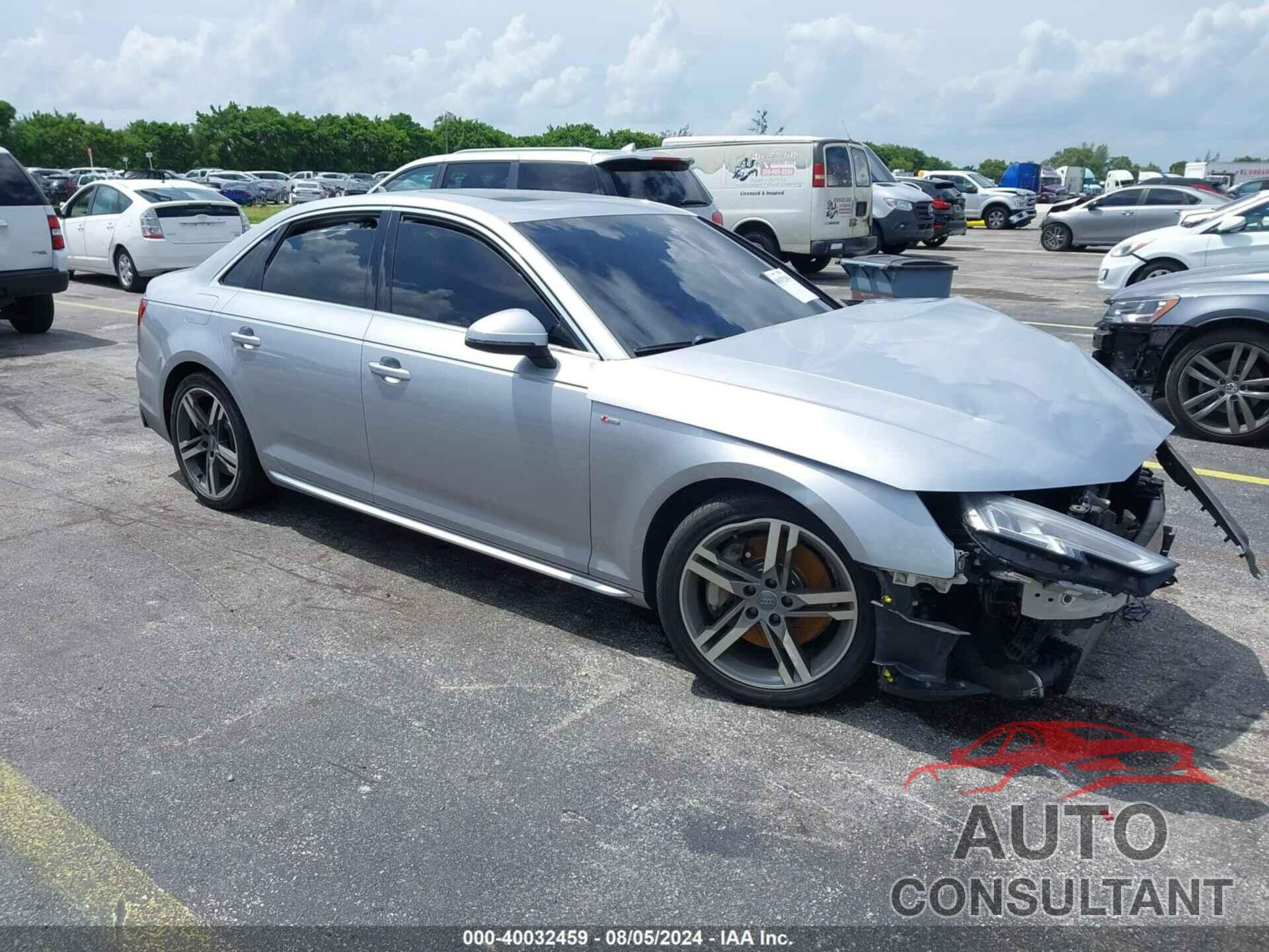 AUDI A4 2018 - WAUENAF46JA137573