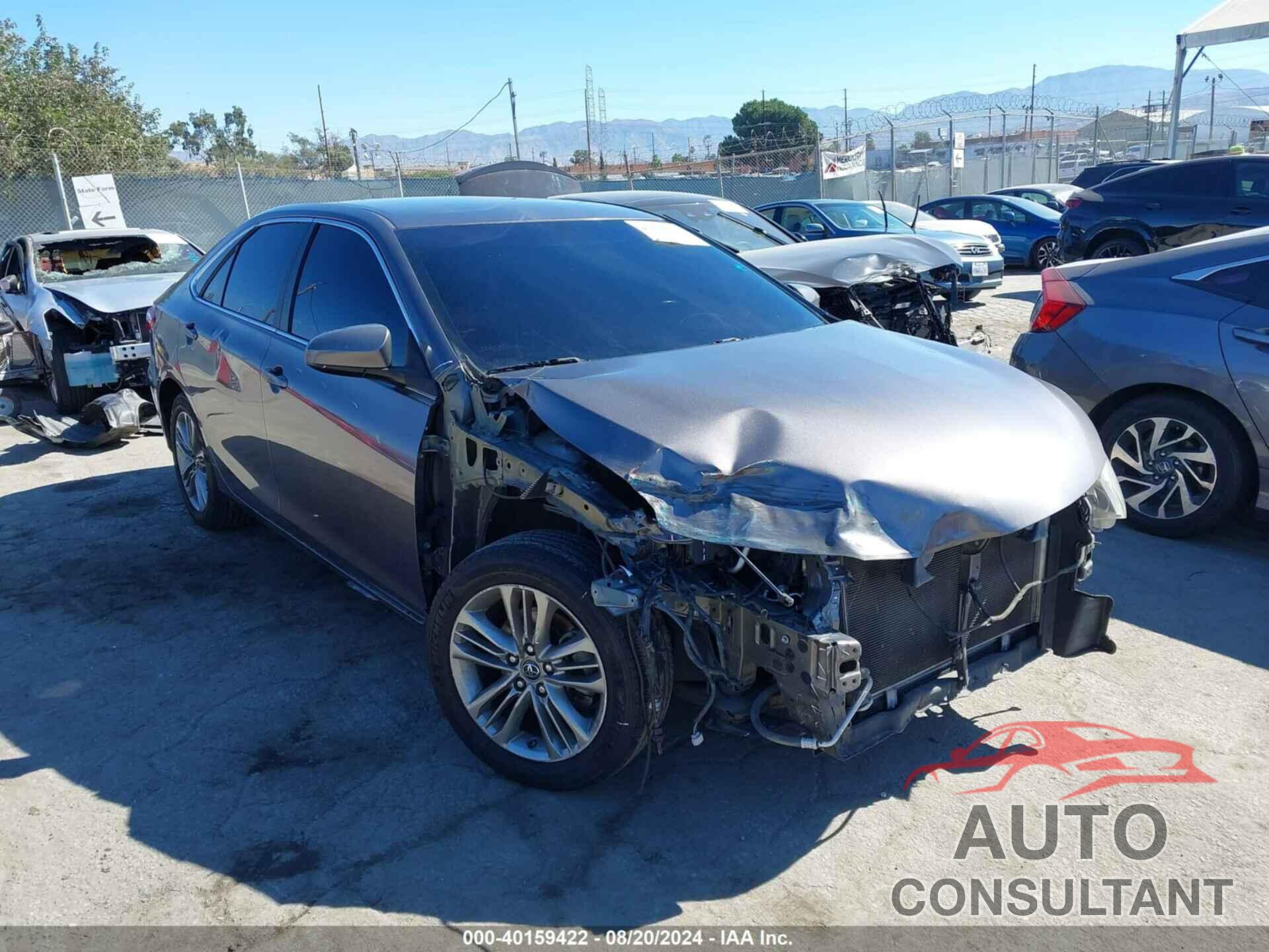 TOYOTA CAMRY 2016 - 4T1BF1FK3GU237960