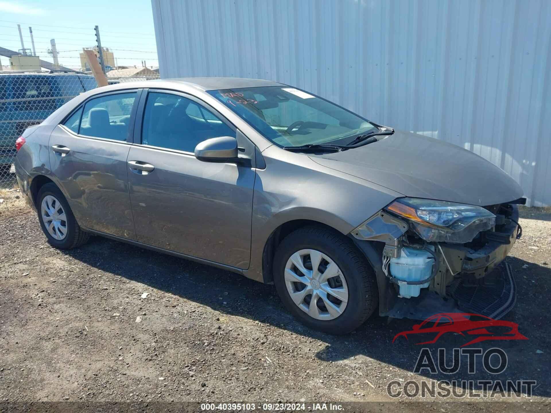 TOYOTA COROLLA 2017 - 5YFBPRHE9HP645515