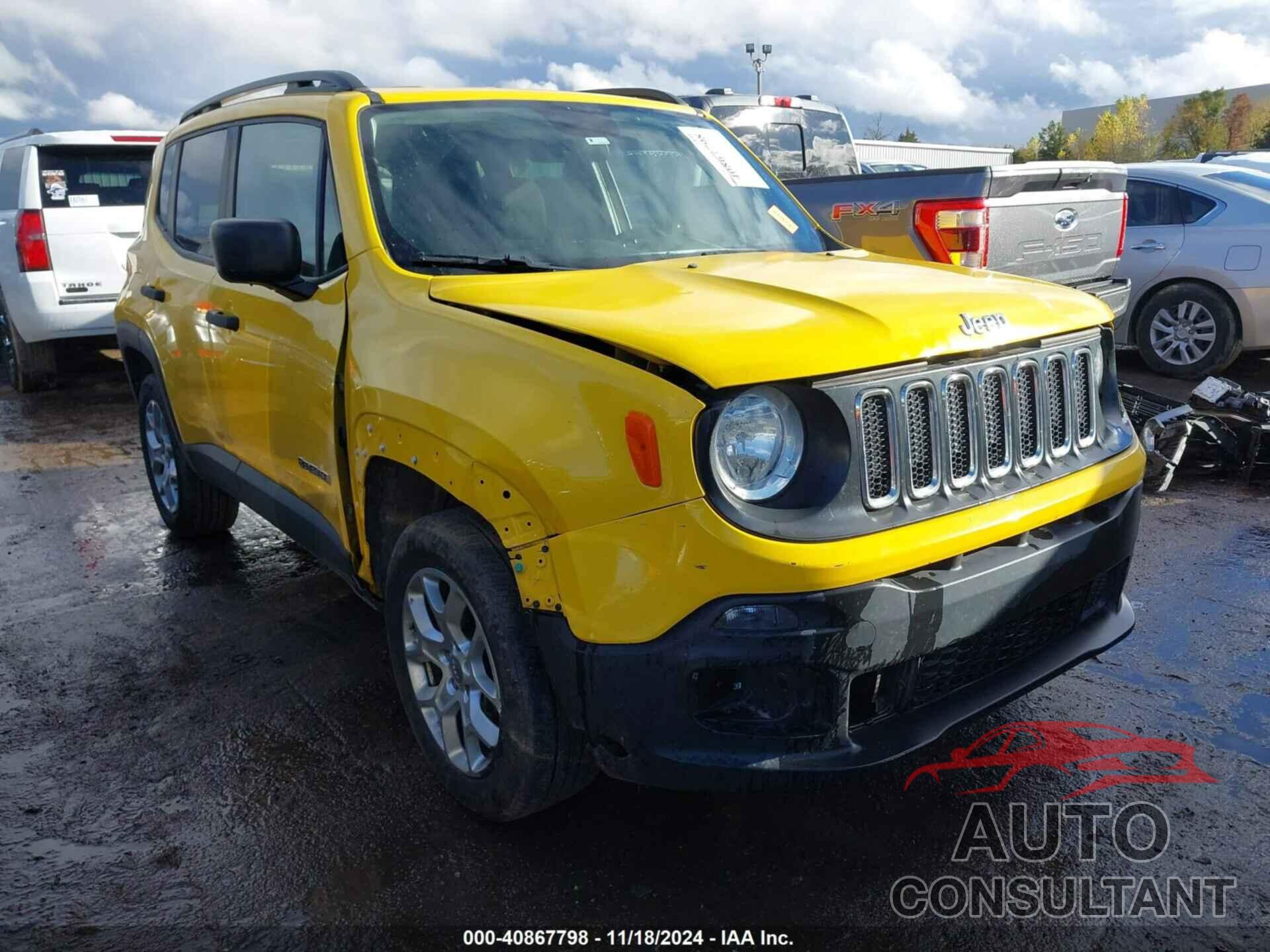 JEEP RENEGADE 2018 - ZACCJBAB7JPJ16990