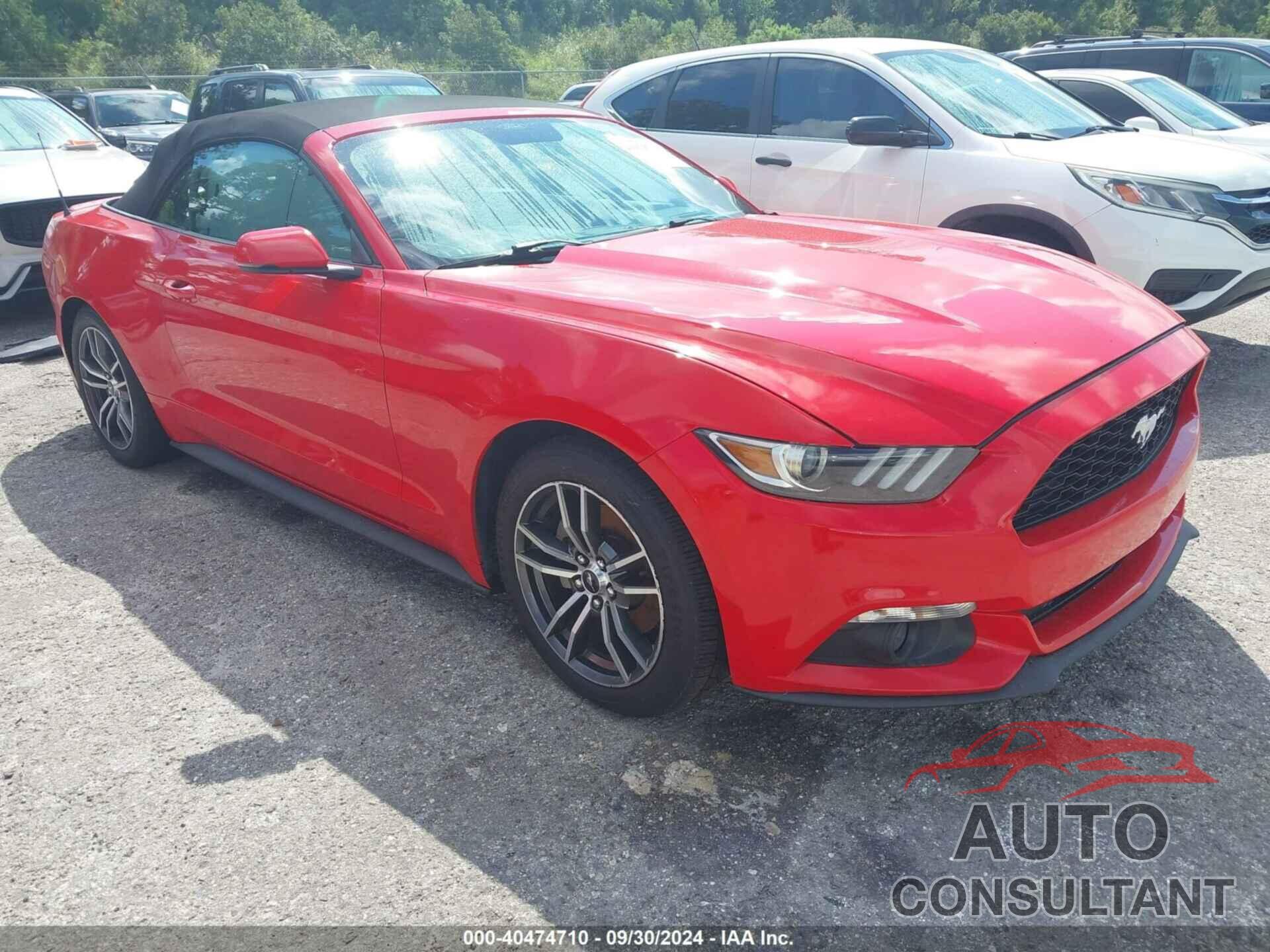 FORD MUSTANG 2017 - 1FATP8UH0H5324013