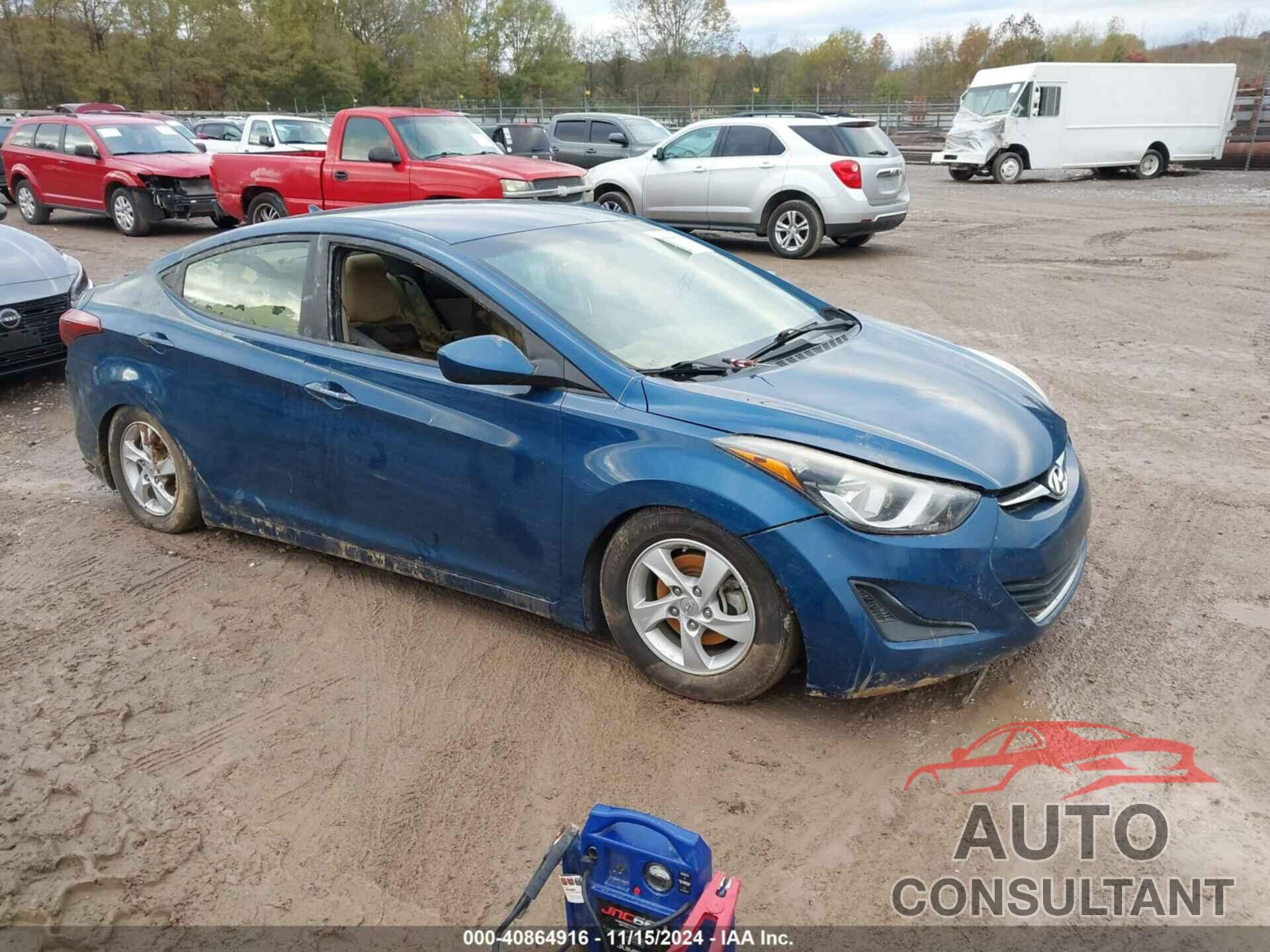 HYUNDAI ELANTRA 2014 - KMHDH4AE2EU063155