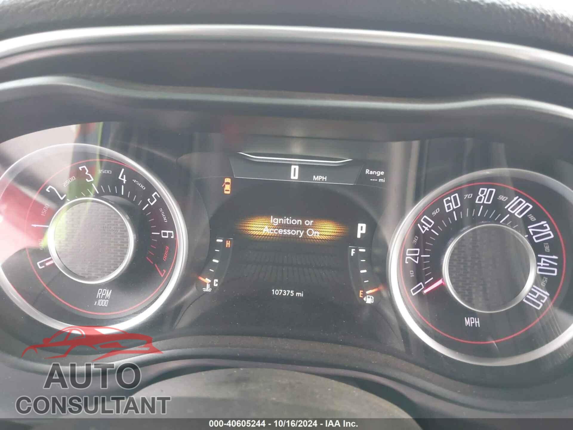 DODGE CHALLENGER 2016 - 2C3CDZAGXGH101641