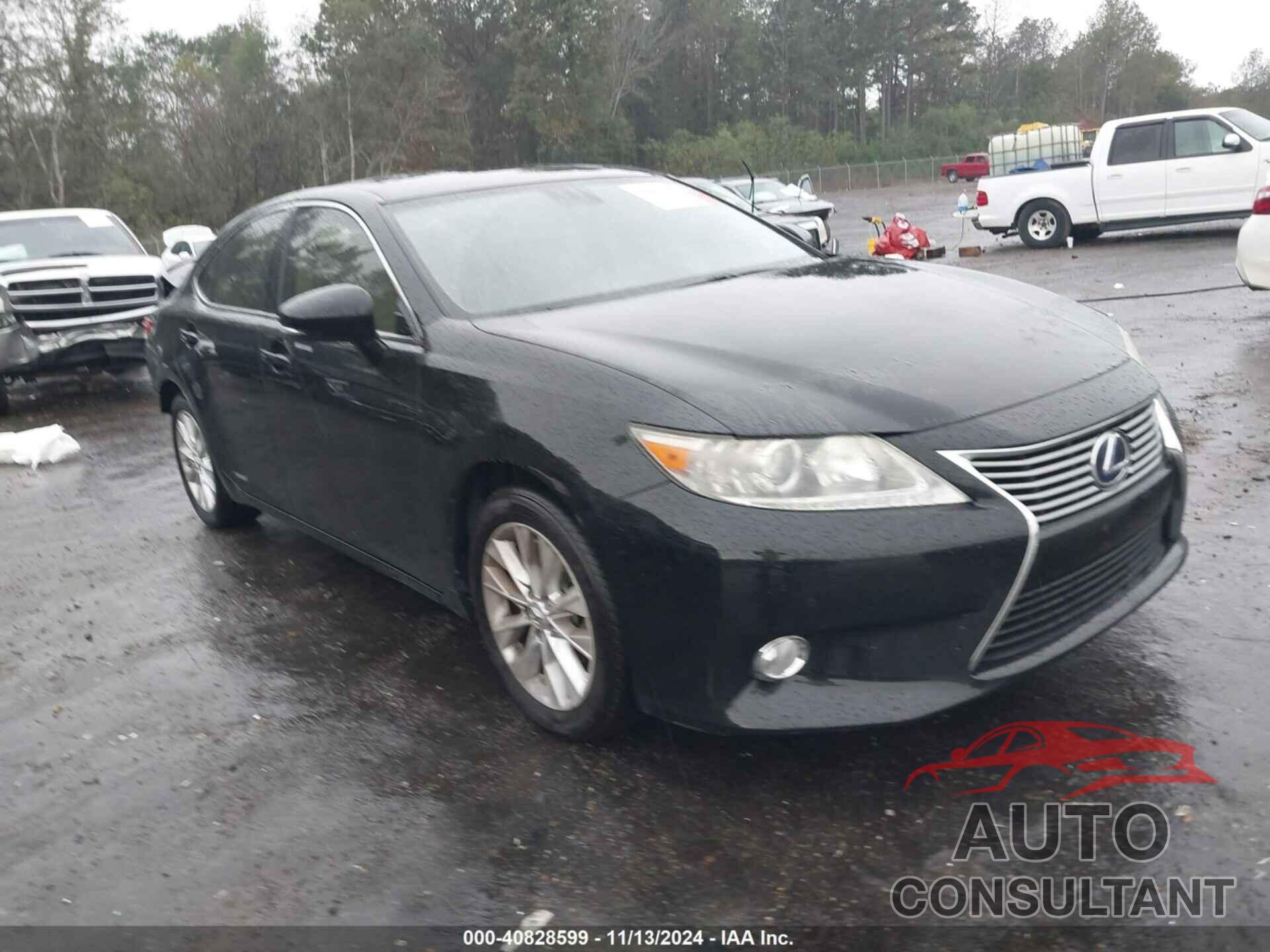 LEXUS ES 300H 2013 - JTHBW1GG7D2022280