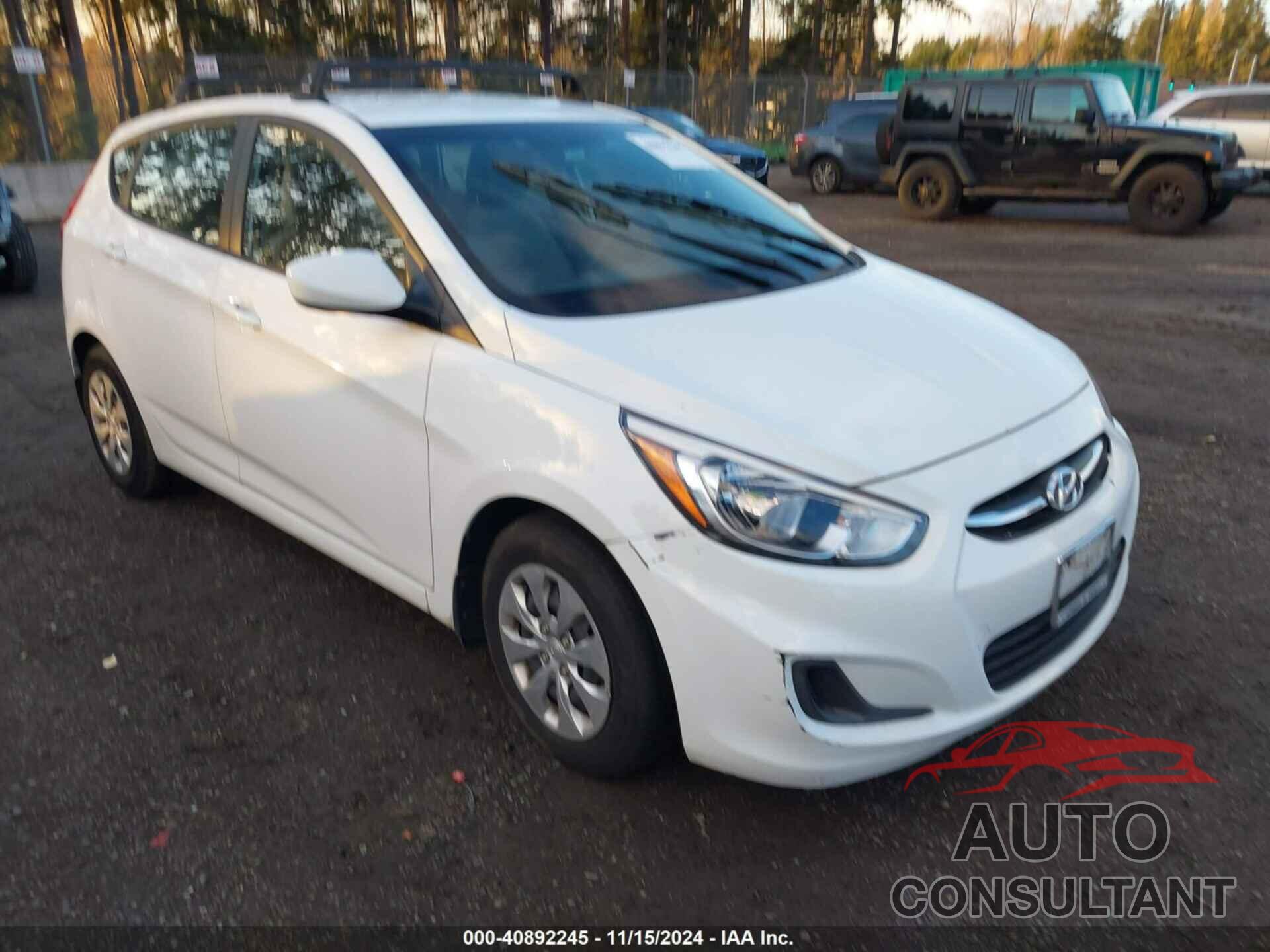 HYUNDAI ACCENT 2016 - KMHCT5AE7GU245761