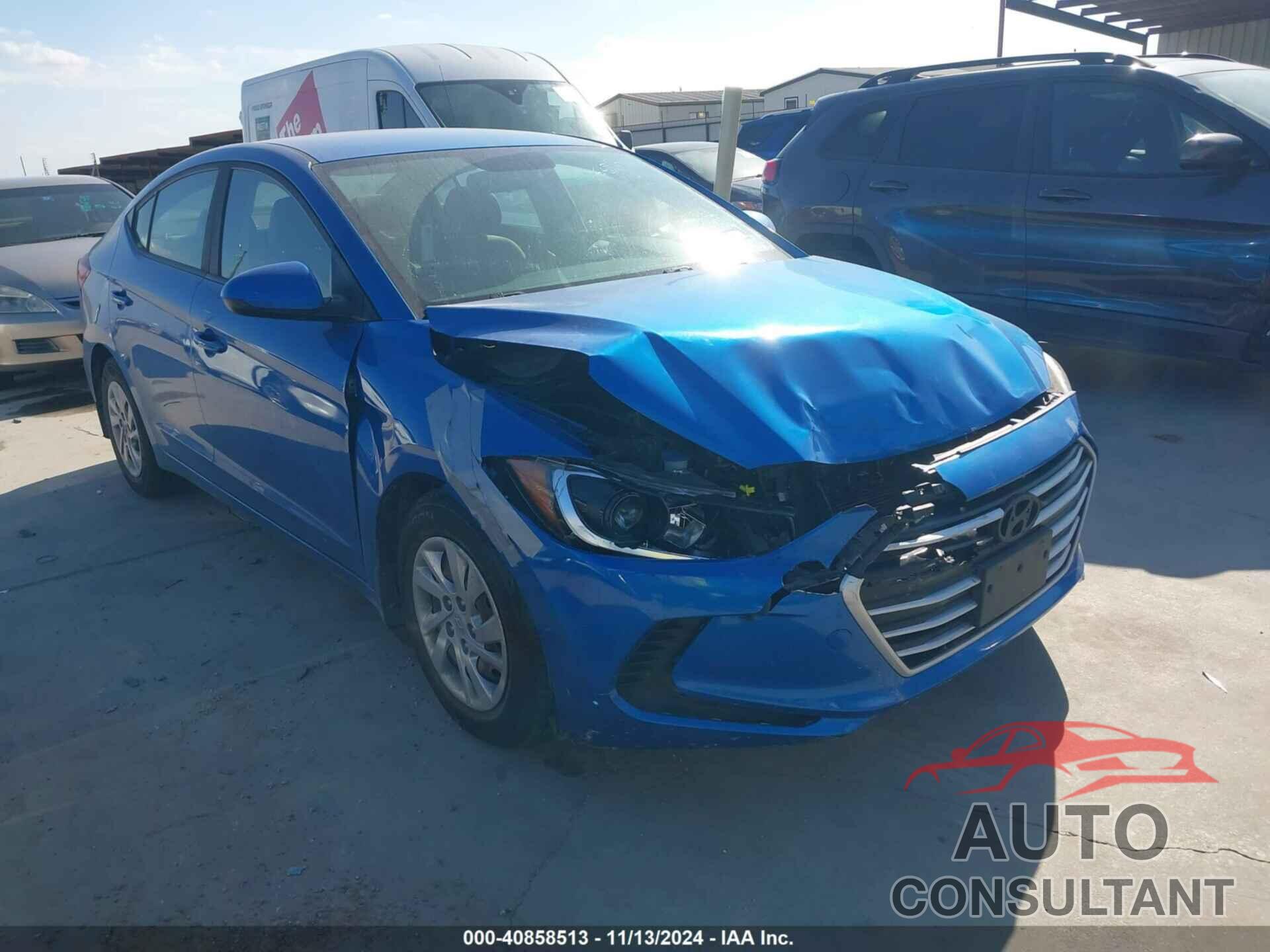 HYUNDAI ELANTRA 2017 - KMHD74LF9HU391735