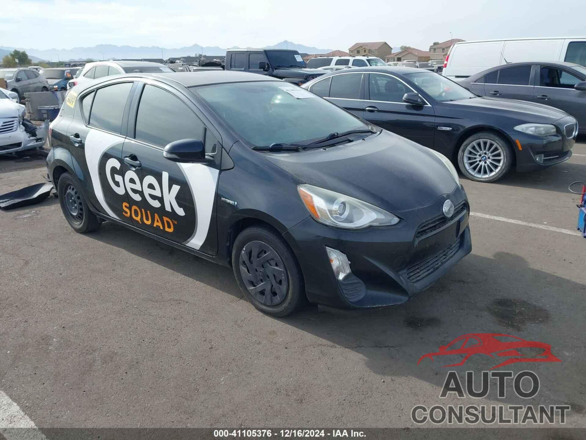 TOYOTA PRIUS C 2016 - JTDKDTB37G1122400
