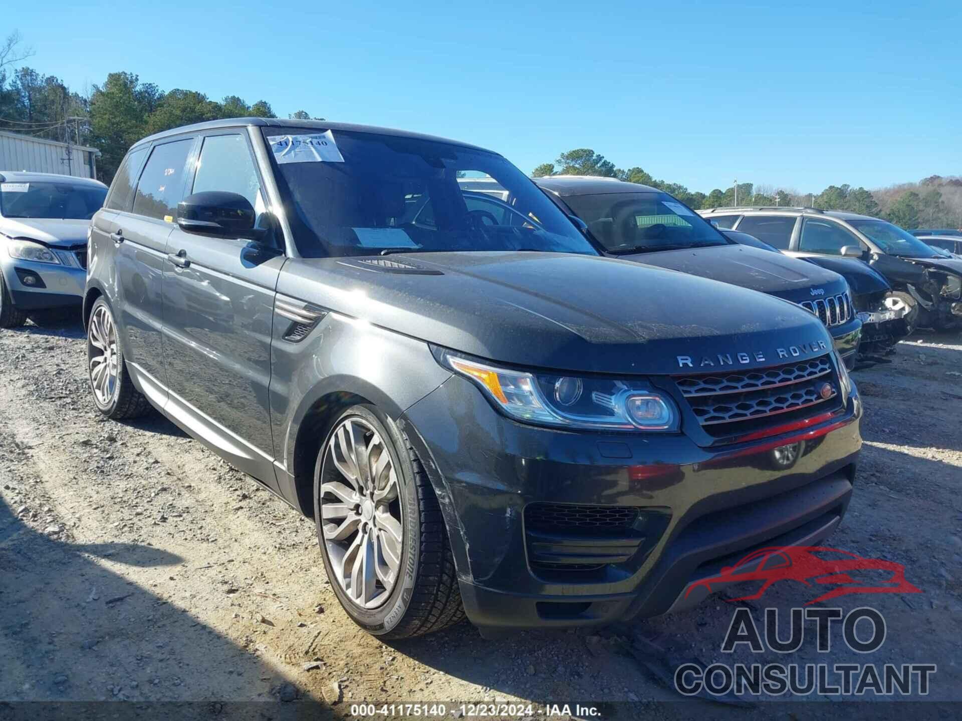 LAND ROVER RANGE ROVER SPORT 2016 - SALWG2KF0GA550489
