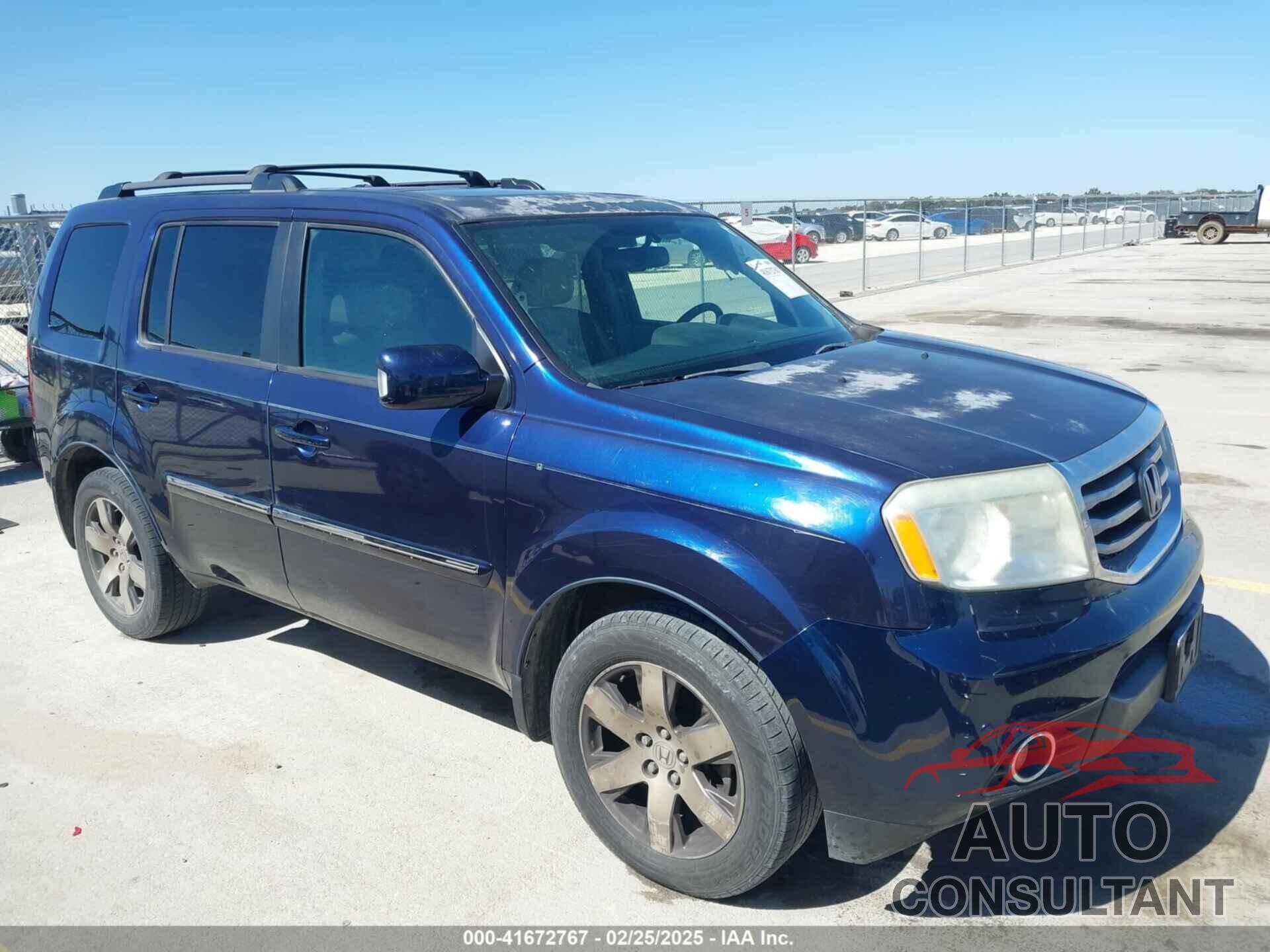 HONDA PILOT 2013 - 5FNYF3H94DB018384