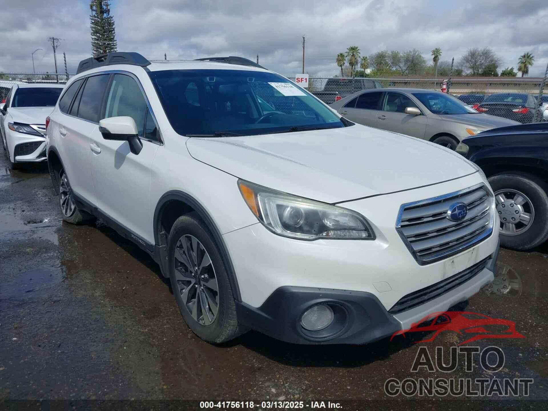 SUBARU OUTBACK 2016 - 4S4BSENC8G3327348