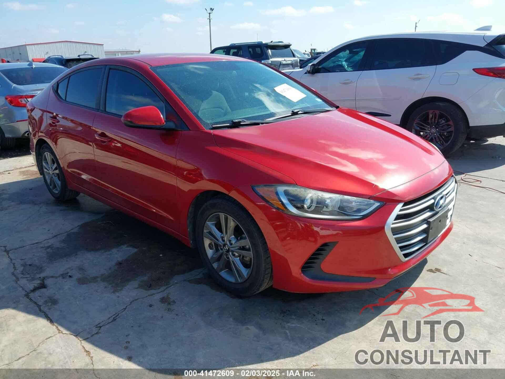 HYUNDAI ELANTRA 2017 - 5NPD84LF6HH117985