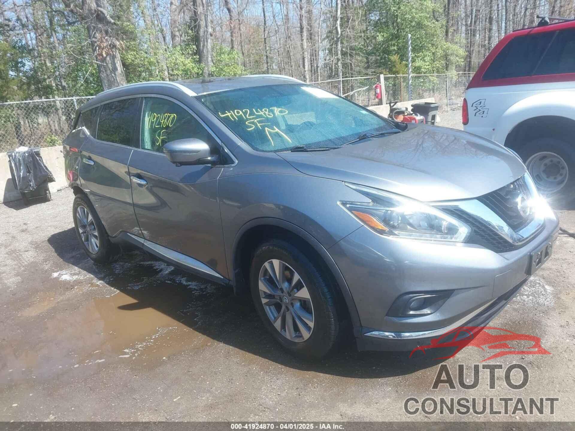 NISSAN MURANO 2018 - 5N1AZ2MH2JN126236