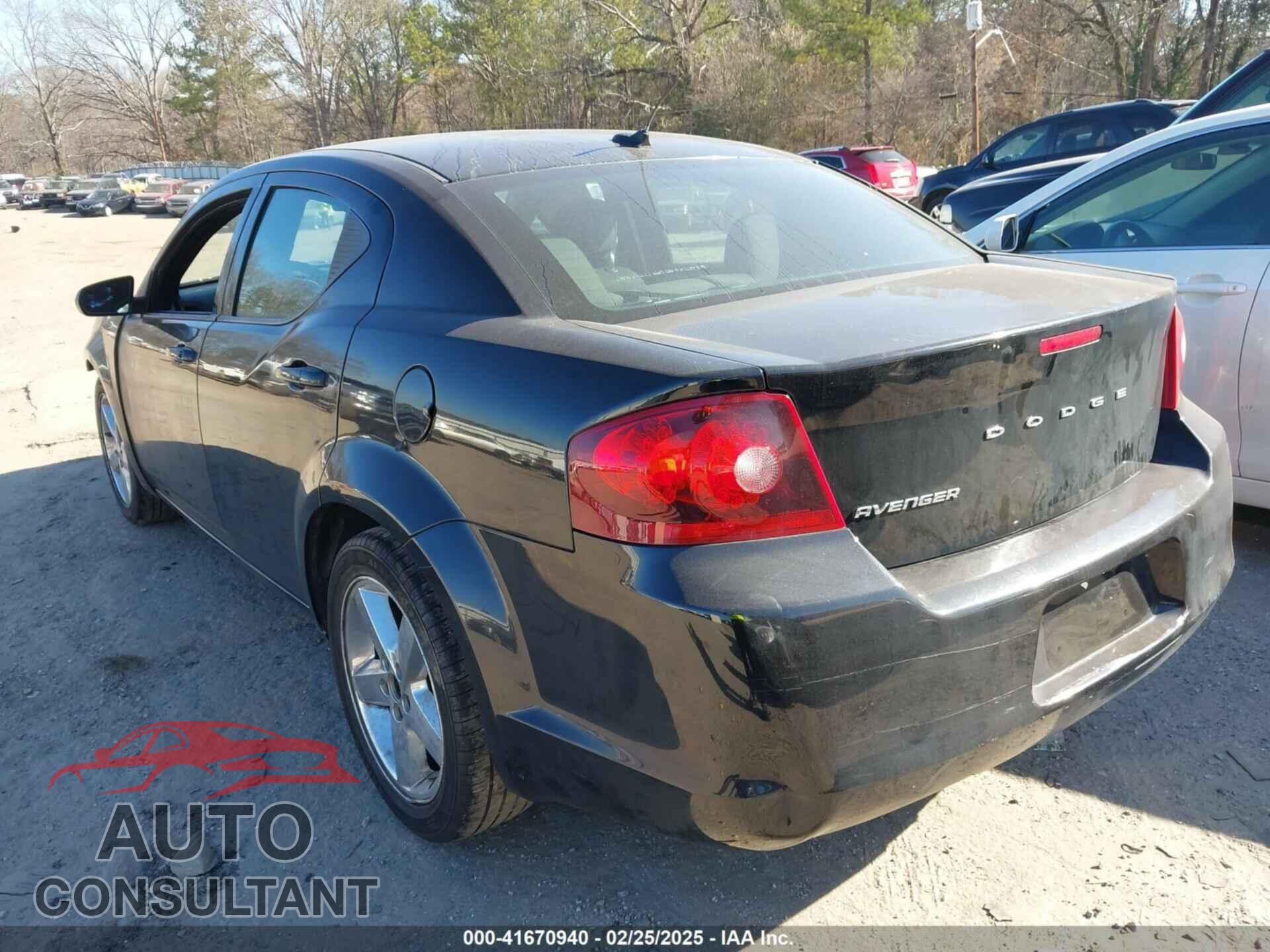 DODGE AVENGER 2013 - 1C3CDZAB0DN563505
