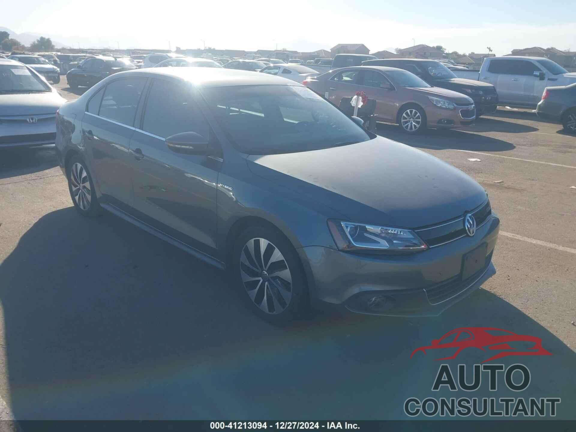 VOLKSWAGEN JETTA HYBRID 2013 - 3VW637AJ6DM264681