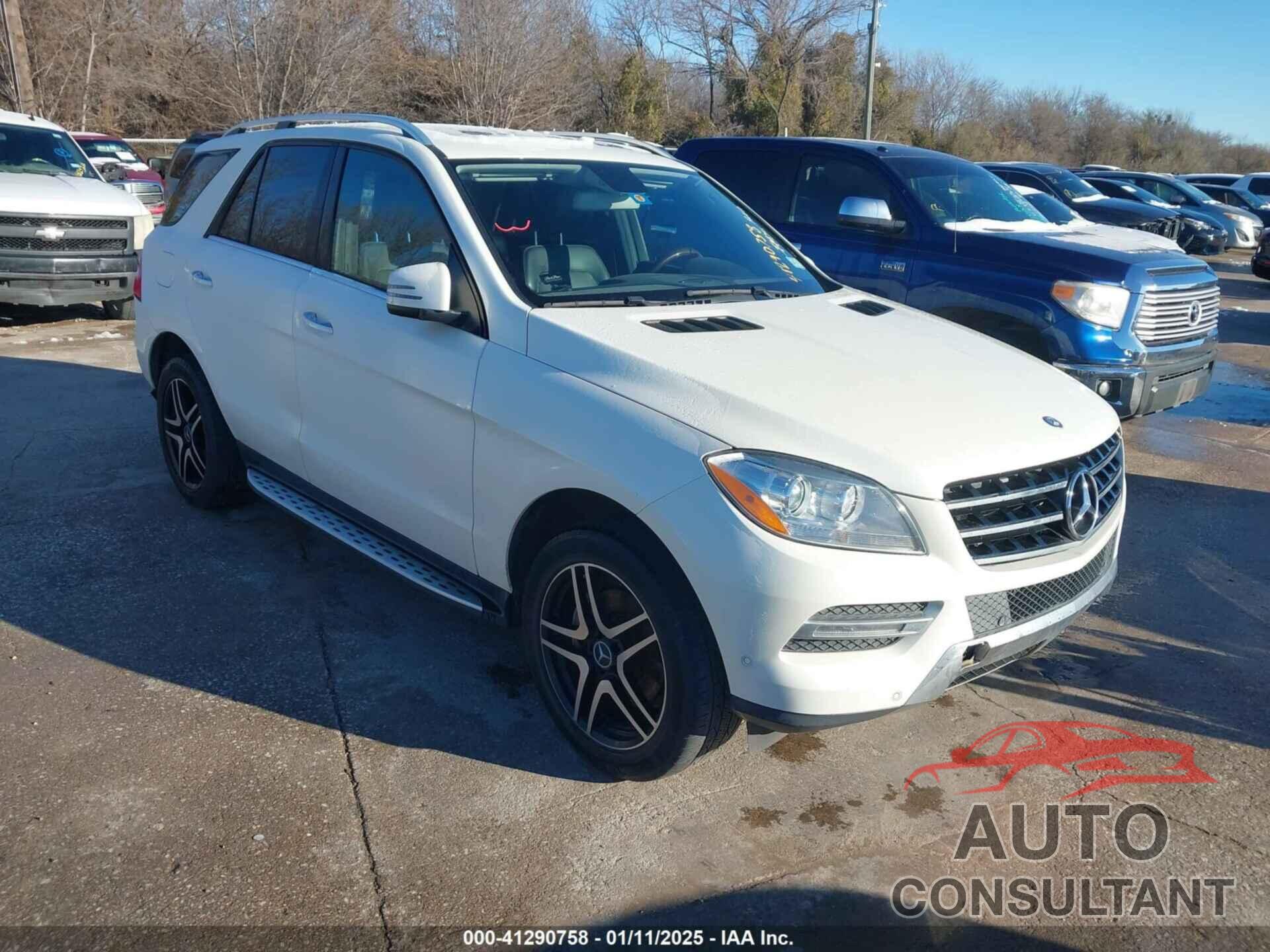 MERCEDES-BENZ ML 350 BLUETEC 2013 - 4JGDA2EB5DA143493