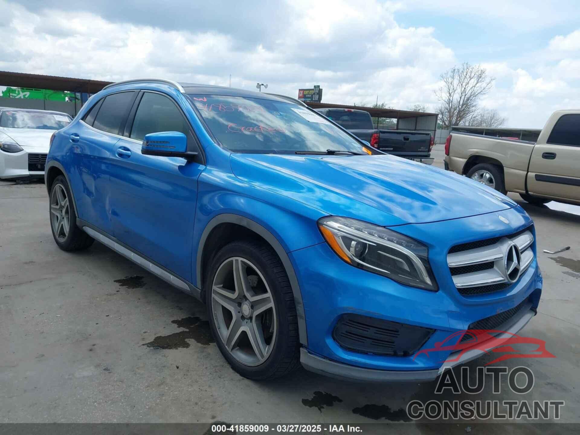 MERCEDES-BENZ GLA 250 2015 - WDCTG4GB6FJ065908