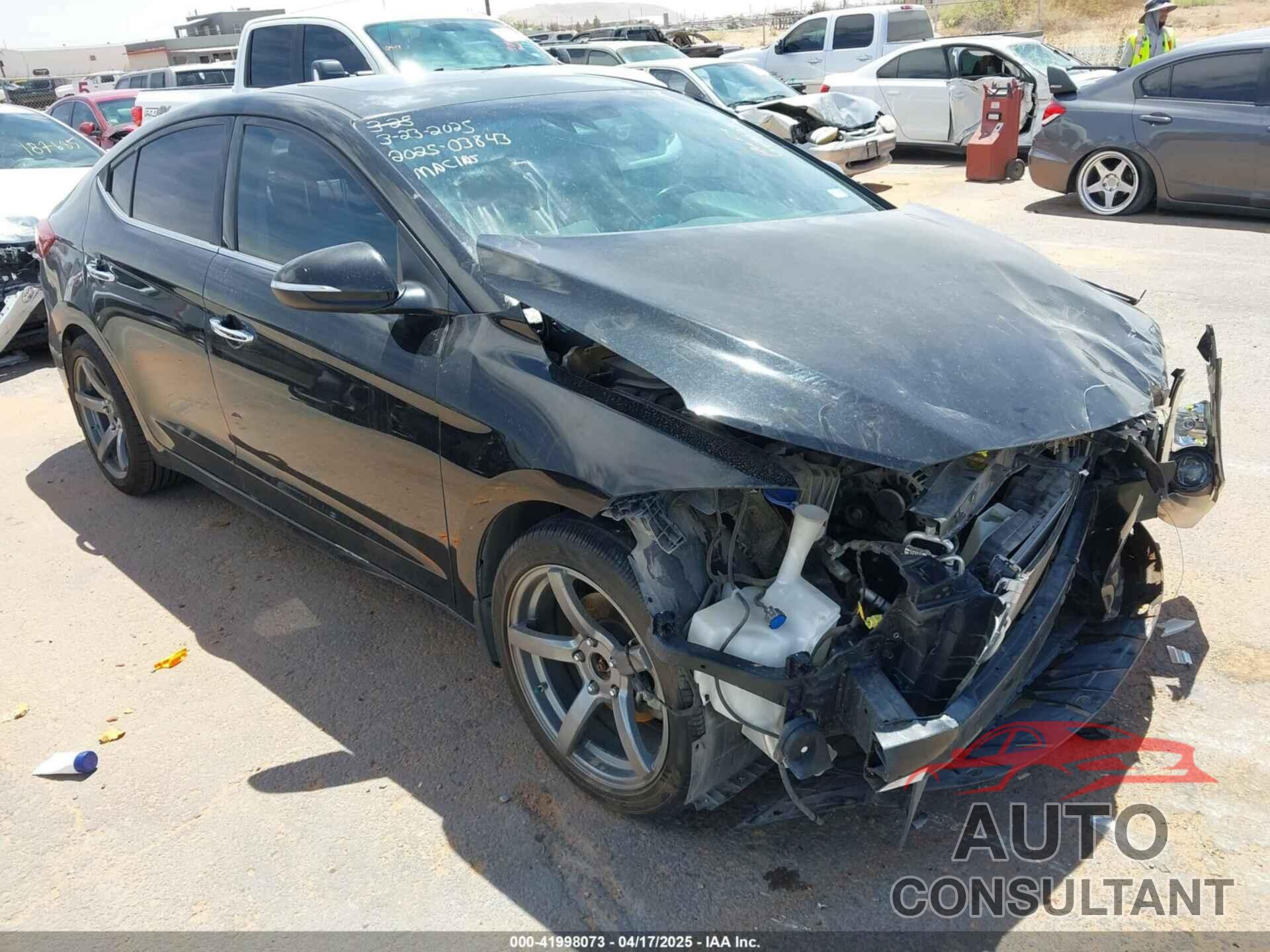 HYUNDAI ELANTRA 2017 - 5NPD84LFXHH106620