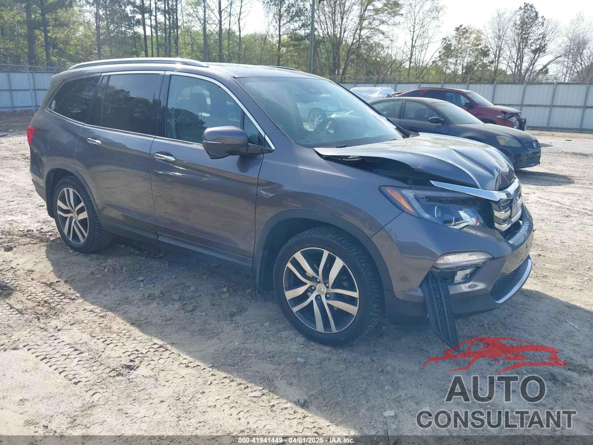 HONDA PILOT 2017 - 5FNYF5H9XHB046479