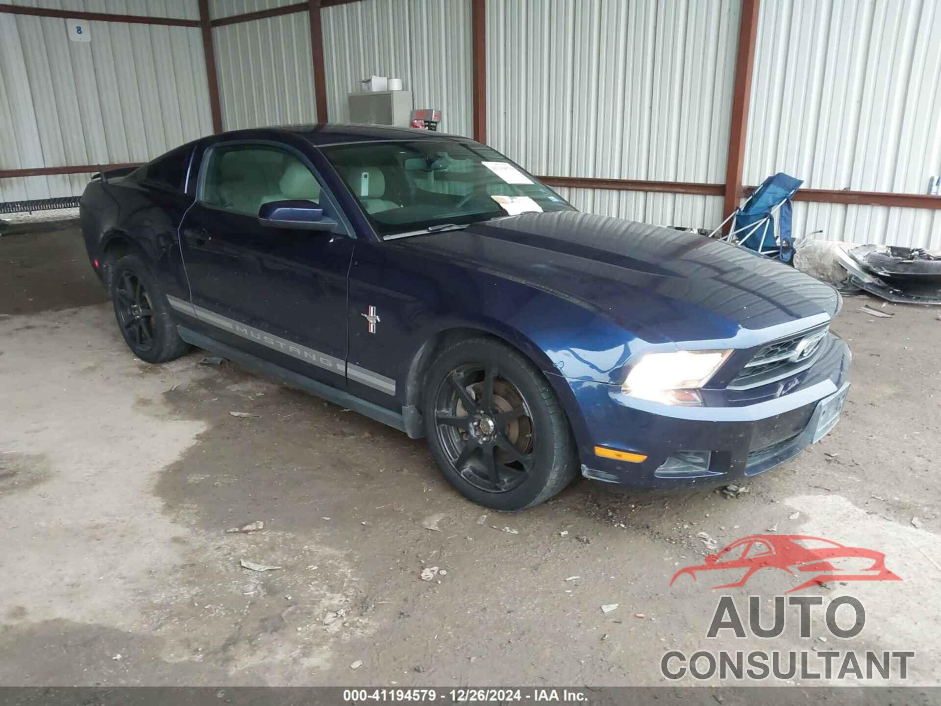 FORD MUSTANG 2012 - 1ZVBP8AM6C5267765