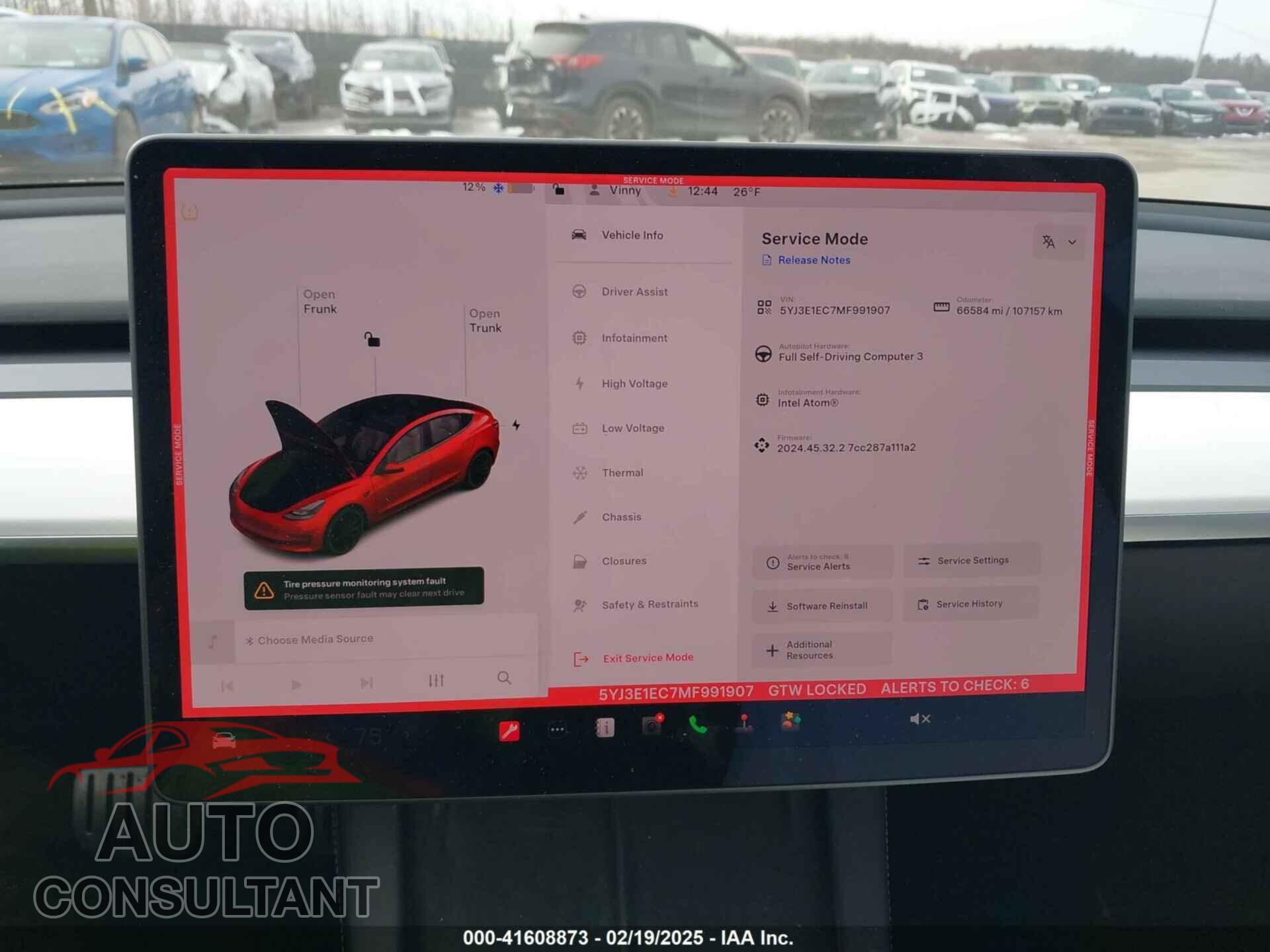 TESLA MODEL 3 2021 - 5YJ3E1EC7MF991907