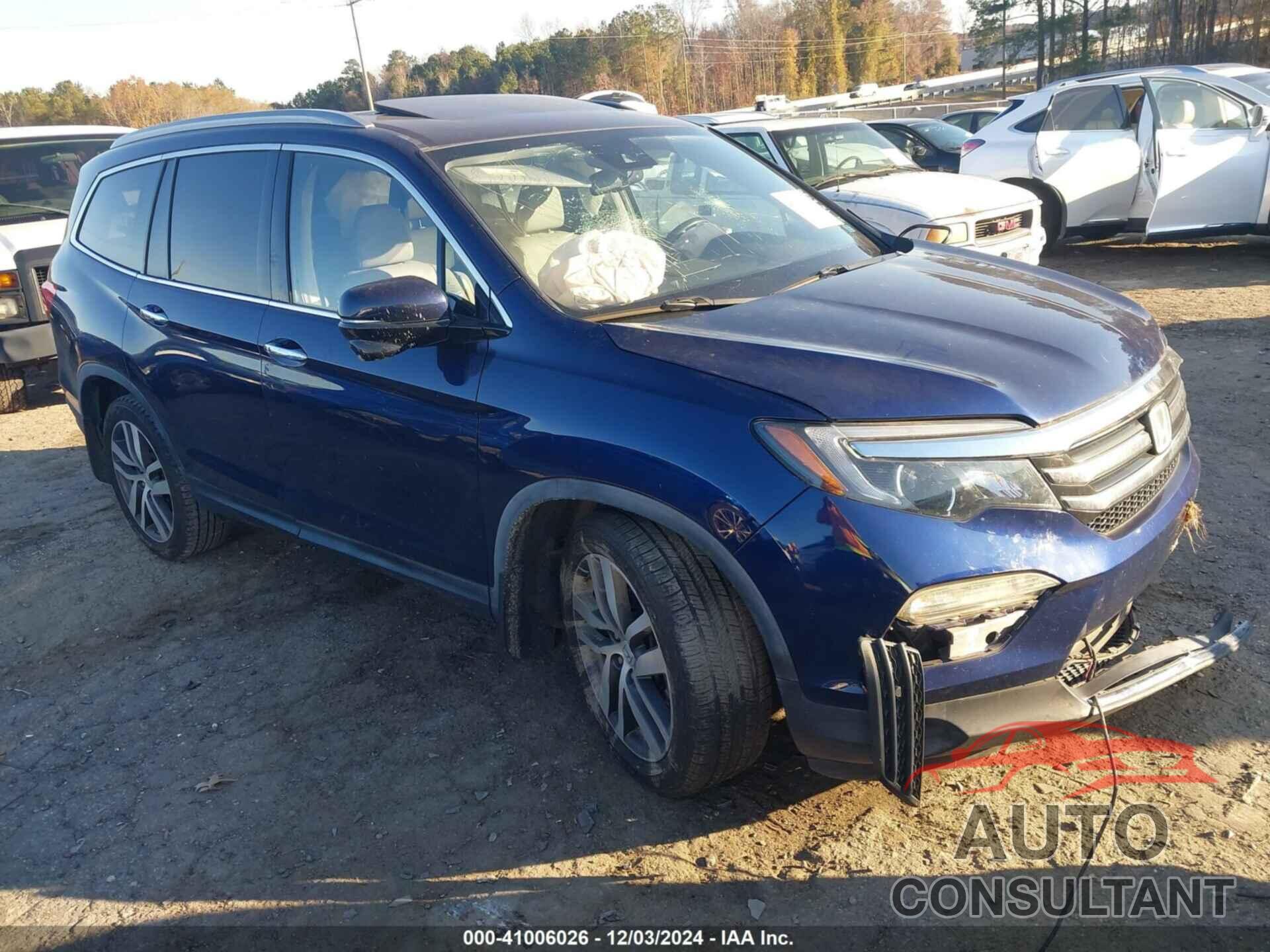 HONDA PILOT 2017 - 5FNYF5H91HB007537