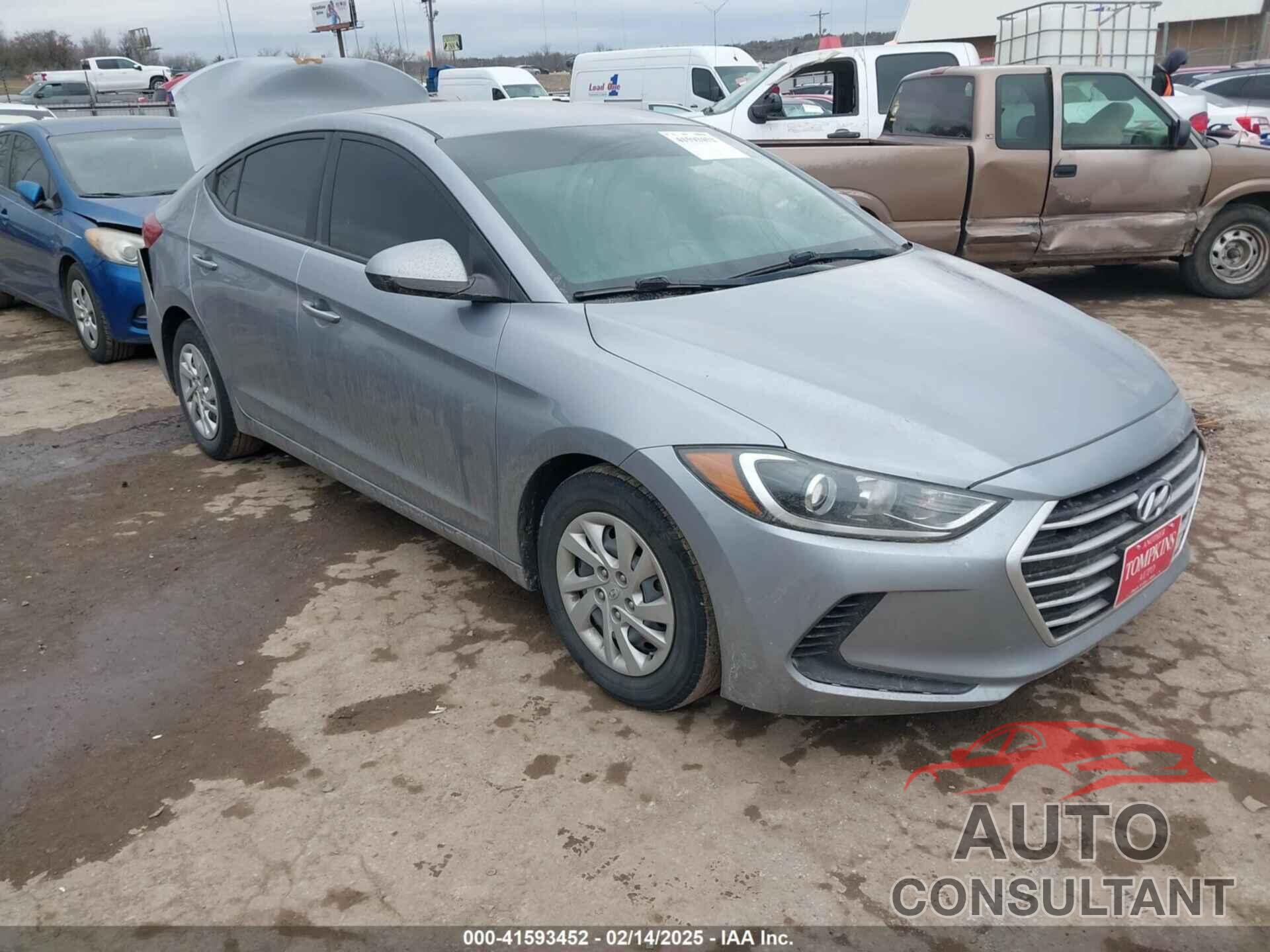 HYUNDAI ELANTRA 2017 - 5NPD74LF8HH149548