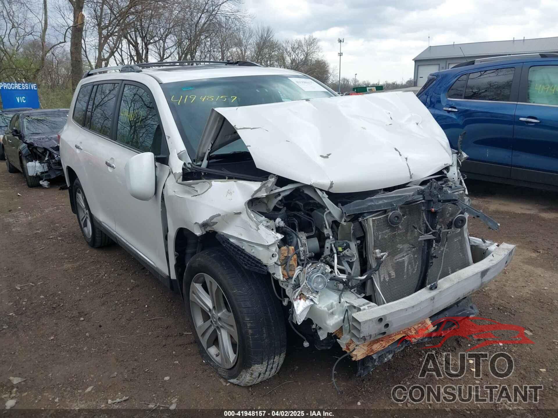 TOYOTA HIGHLANDER 2013 - 5TDYK3EH5DS138469