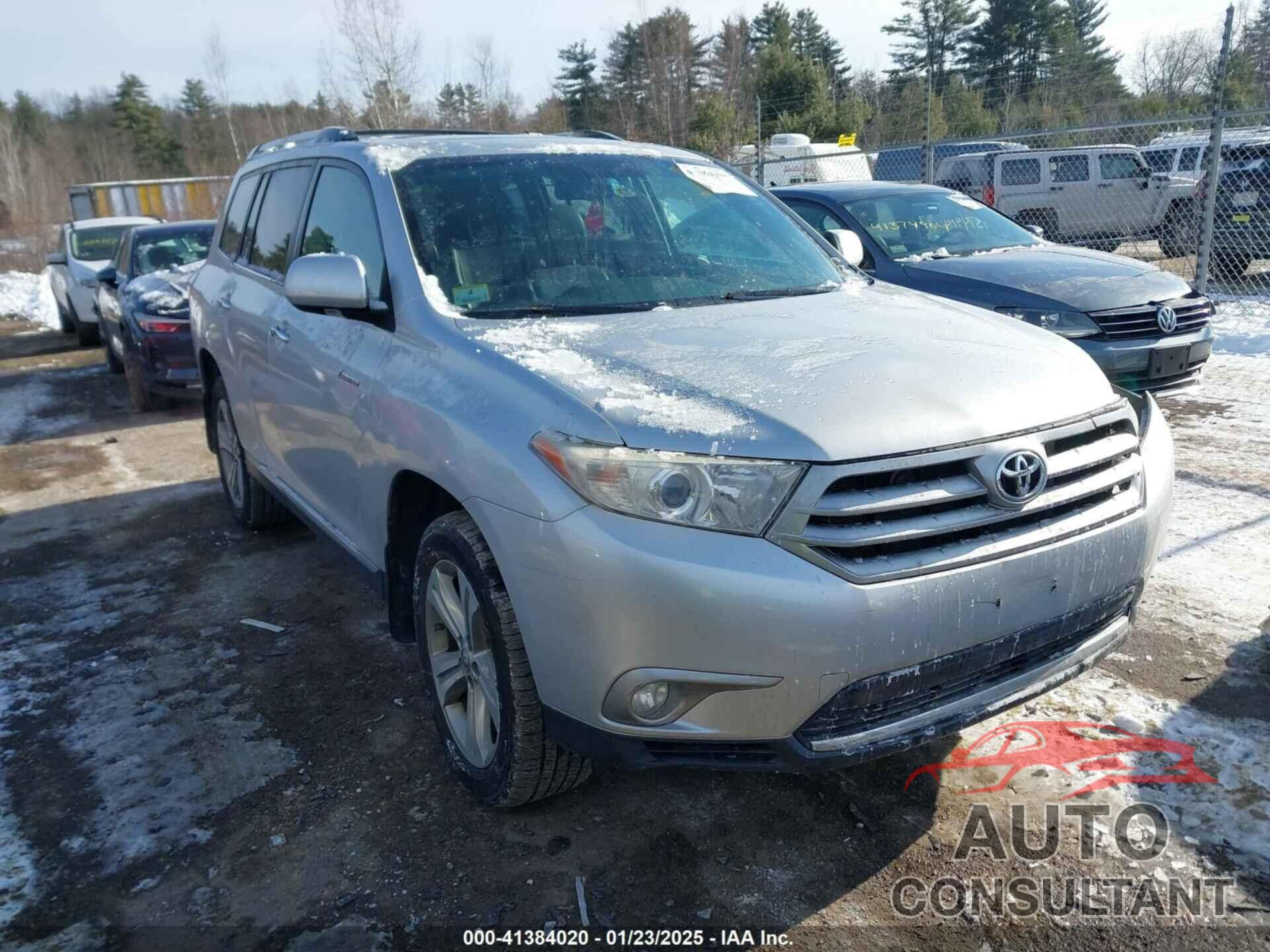 TOYOTA HIGHLANDER 2013 - 5TDDK3EHXDS271310