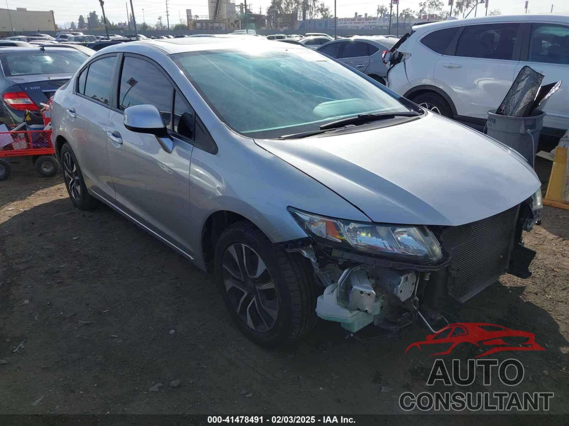 HONDA CIVIC 2013 - 19XFB2F96DE206362