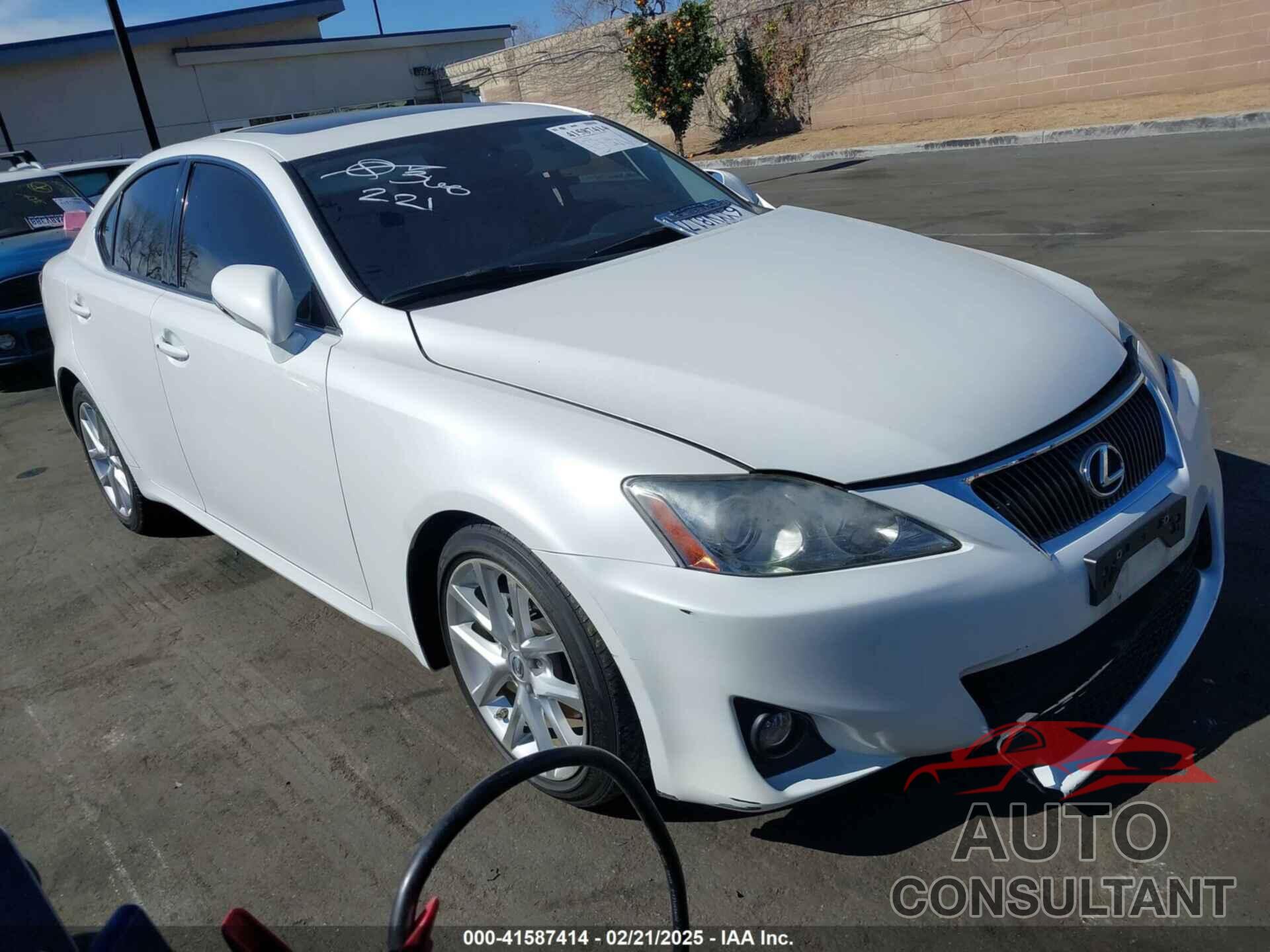 LEXUS IS 250 2012 - JTHBF5C25C5183046