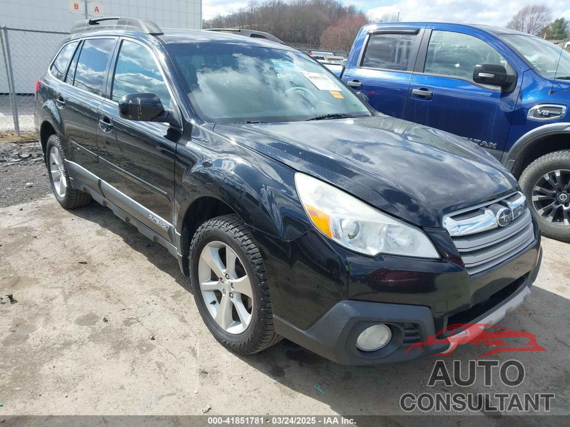 SUBARU OUTBACK 2014 - 4S4BRBLC4E3235812