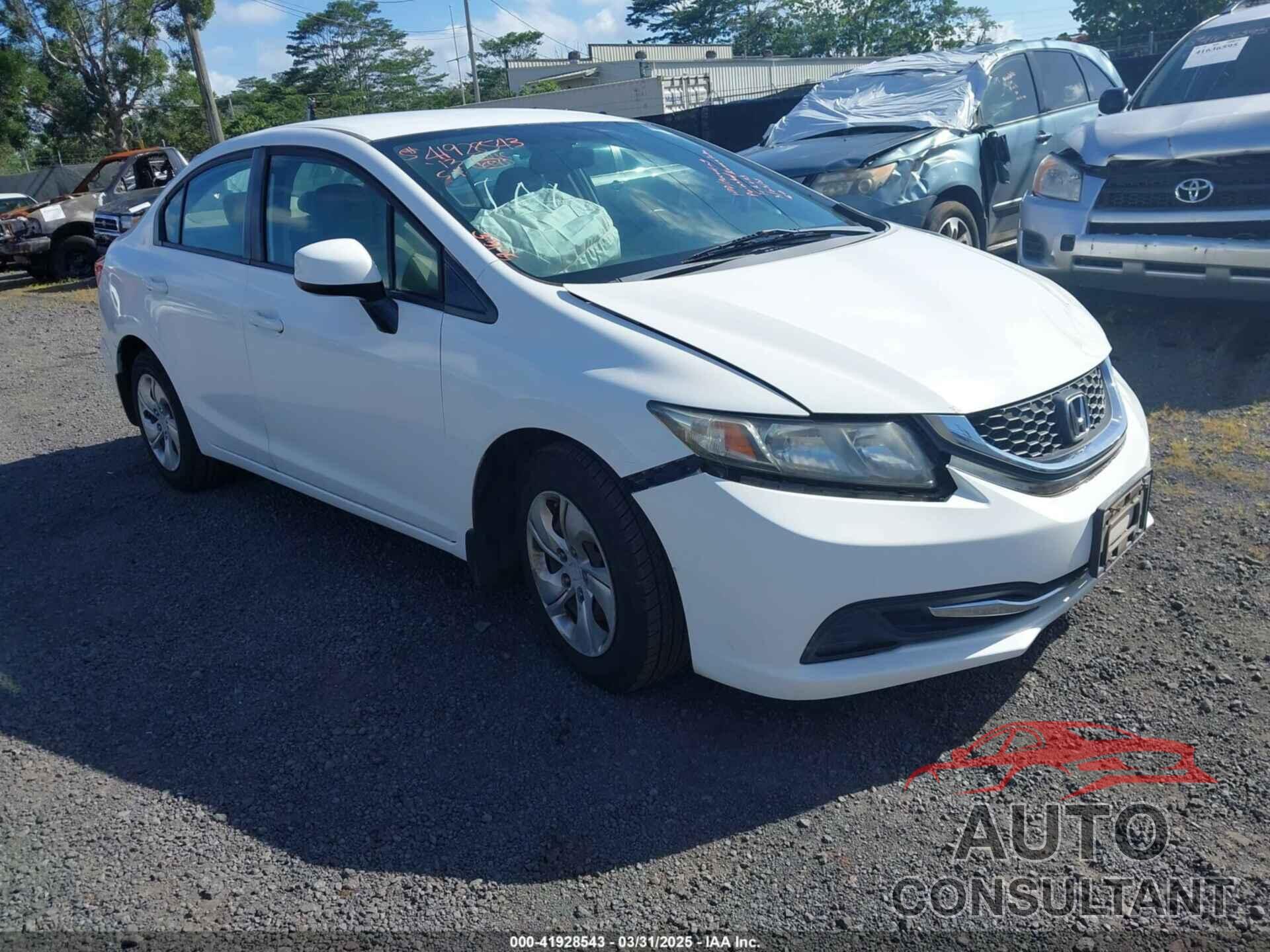 HONDA CIVIC 2013 - 19XFB2F51DE058196
