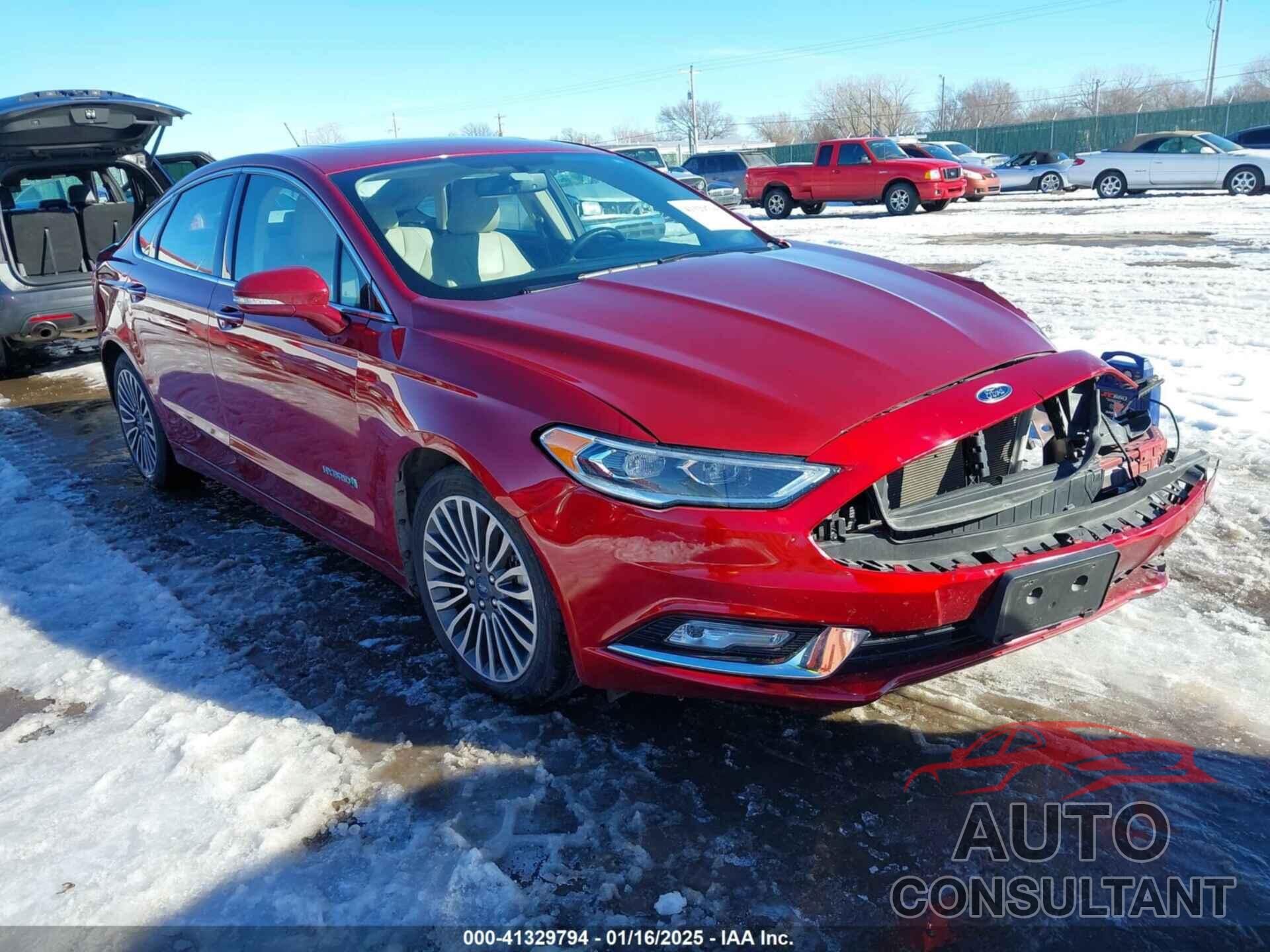 FORD FUSION HYBRID 2018 - 3FA6P0RU3JR250514