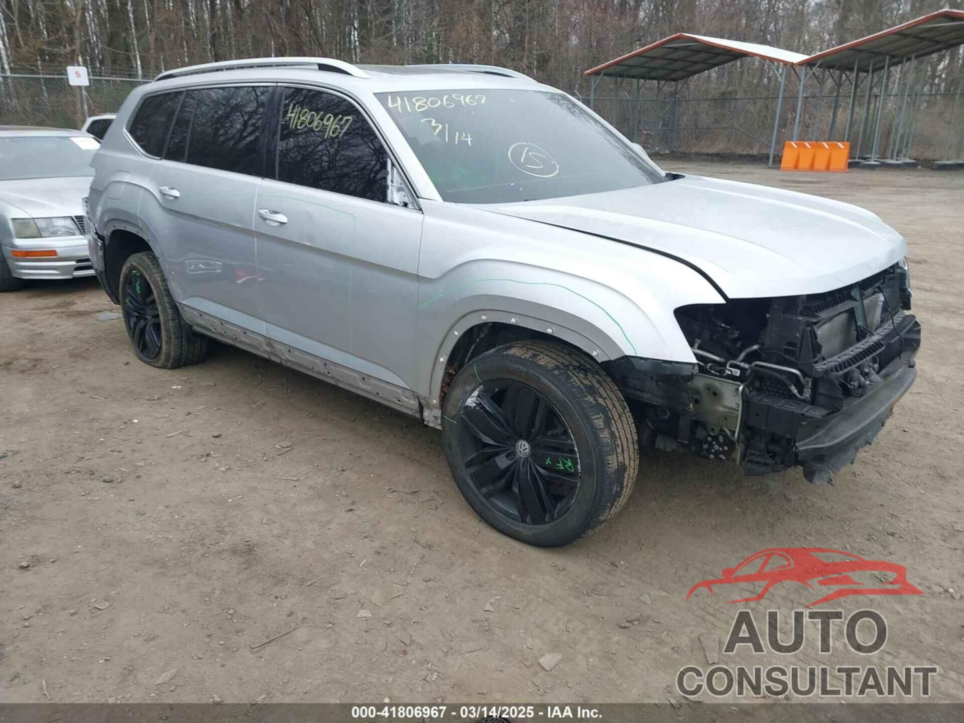 VOLKSWAGEN ATLAS 2019 - 1V2NR2CA5KC507911