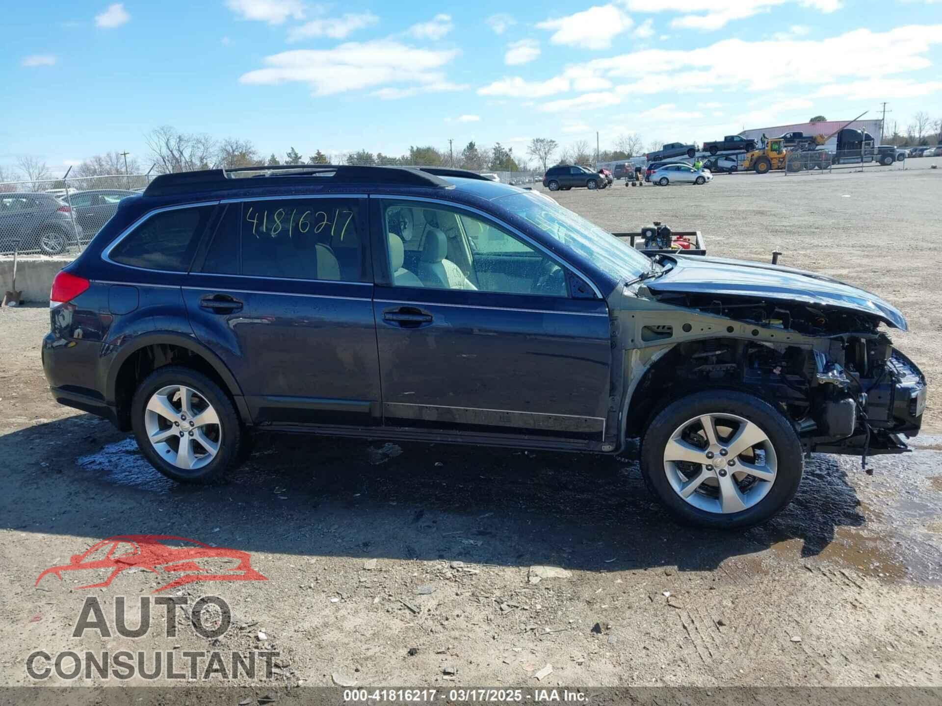 SUBARU OUTBACK 2014 - 4S4BRBLC9E3280339