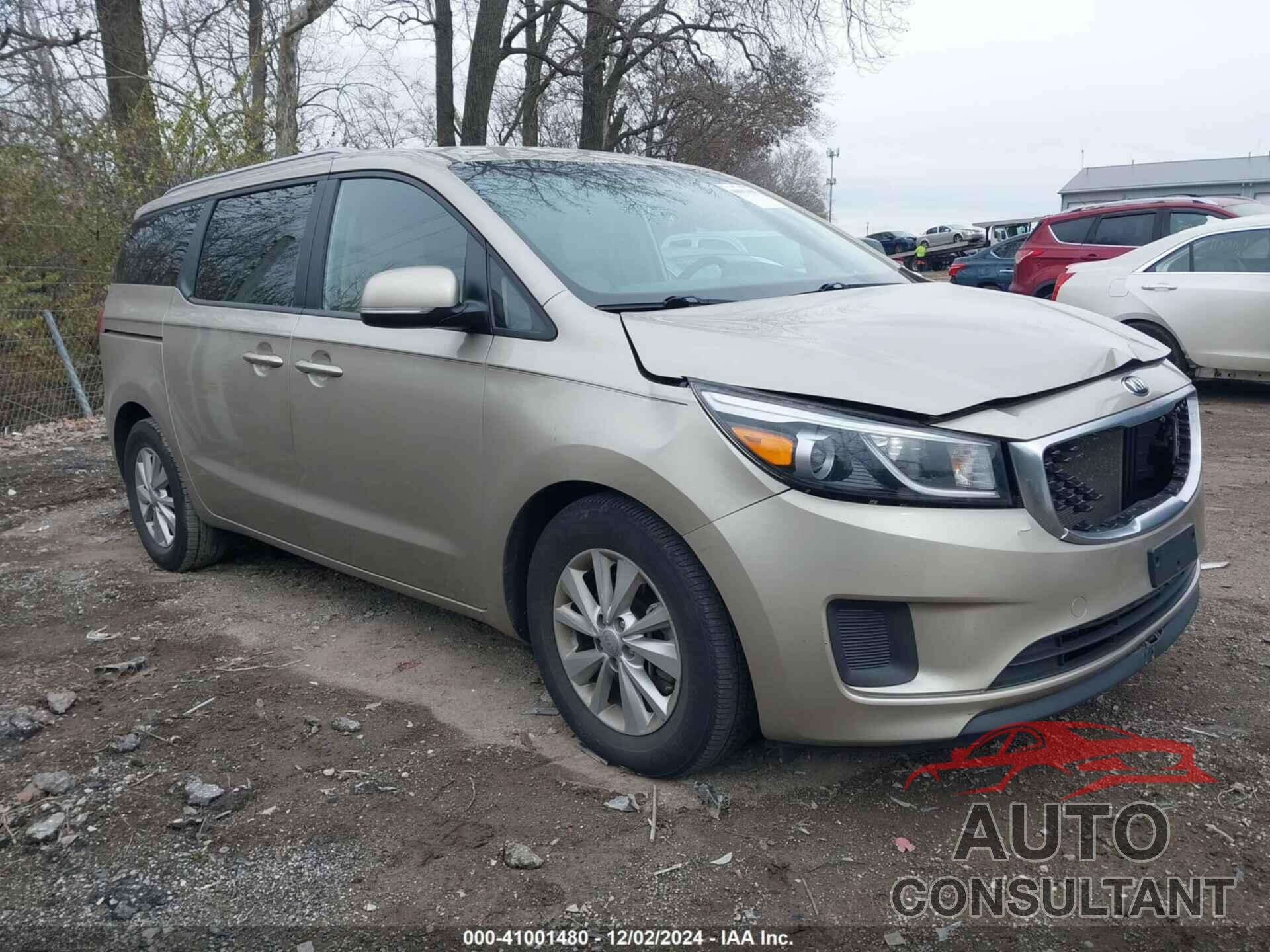 KIA SEDONA 2016 - KNDMB5C12G6151877