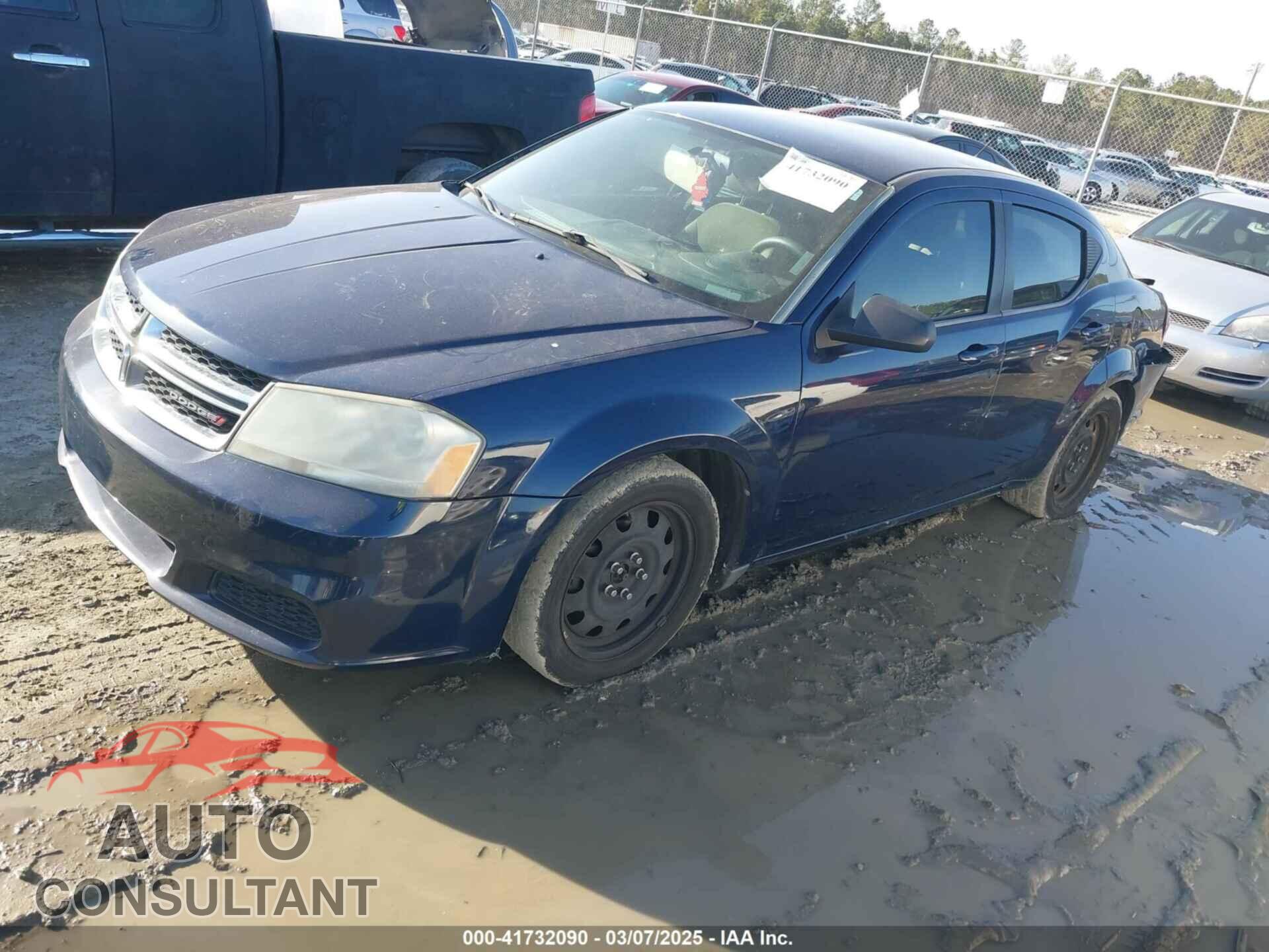 DODGE AVENGER 2013 - 1C3CDZAB1DN544719