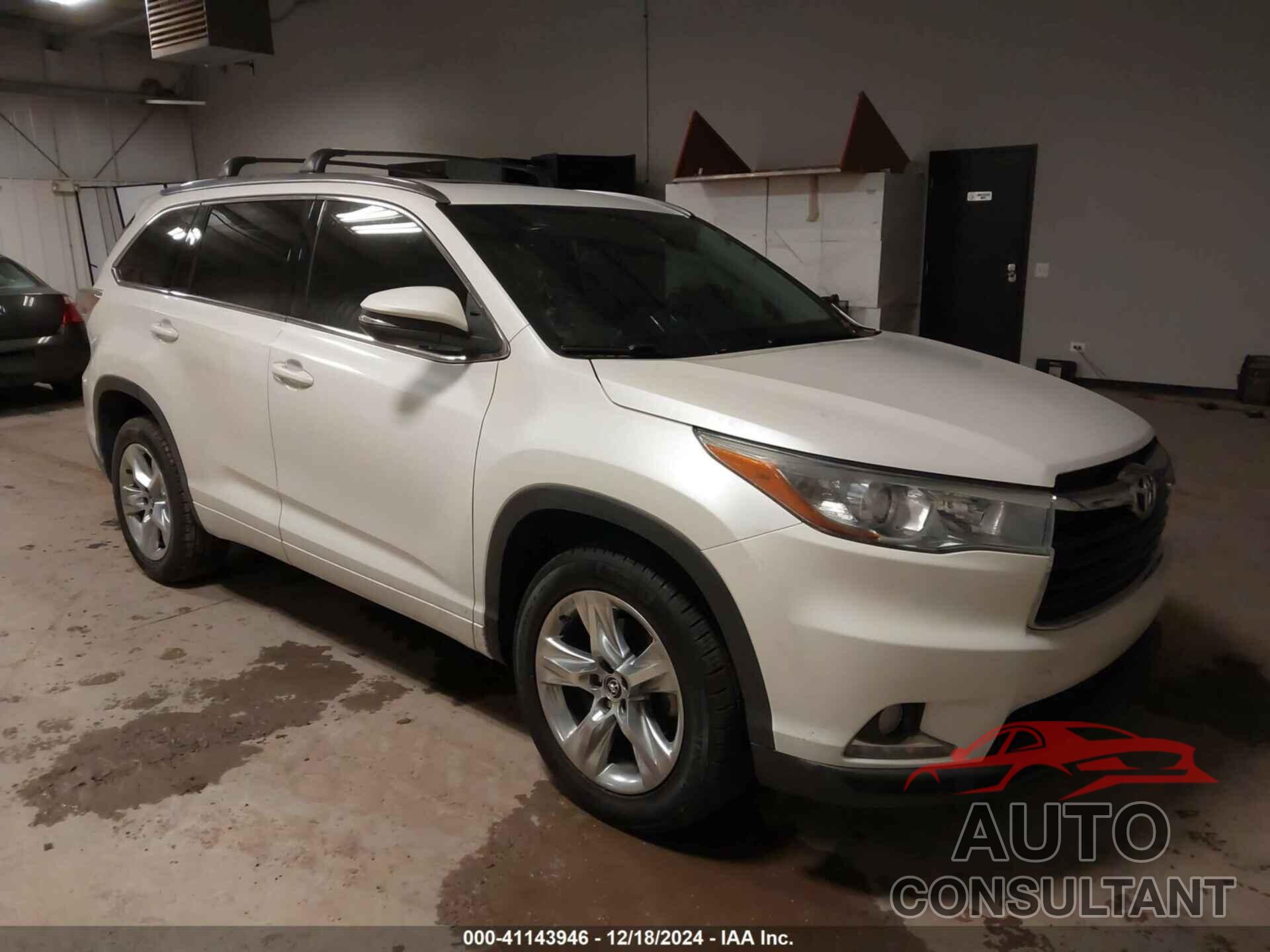 TOYOTA HIGHLANDER 2016 - 5TDYKRFH9GS120501